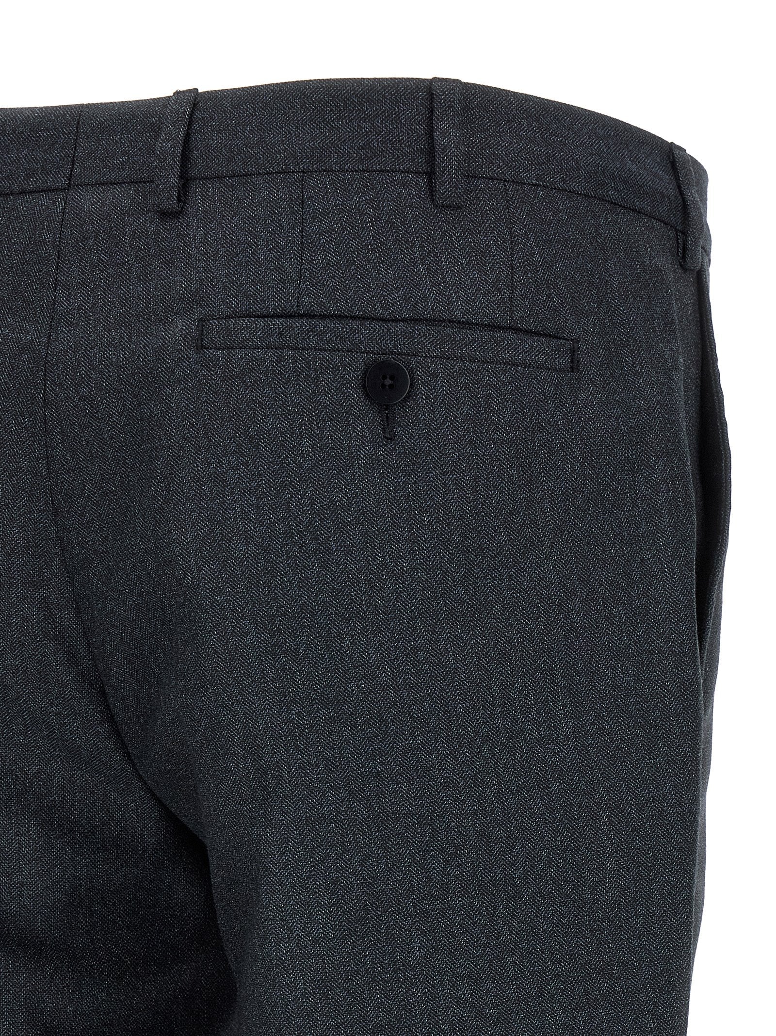 Pal Zileri Gray Polyester Two-Piece Suit