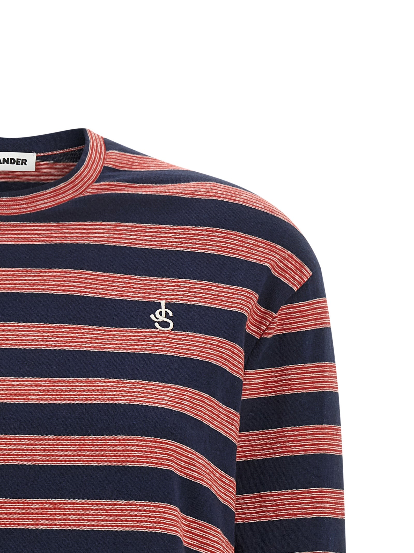 Jil Sander Multicolor Cotton Long Sleeve T-Shirt