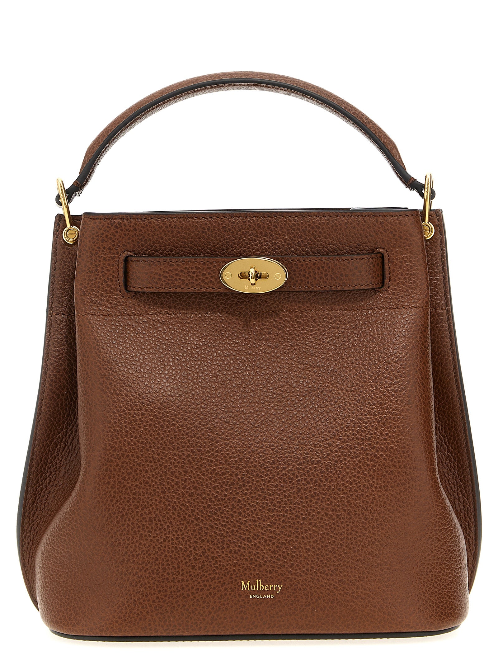 Mulberry Brown Calfskin Crossbody Bag