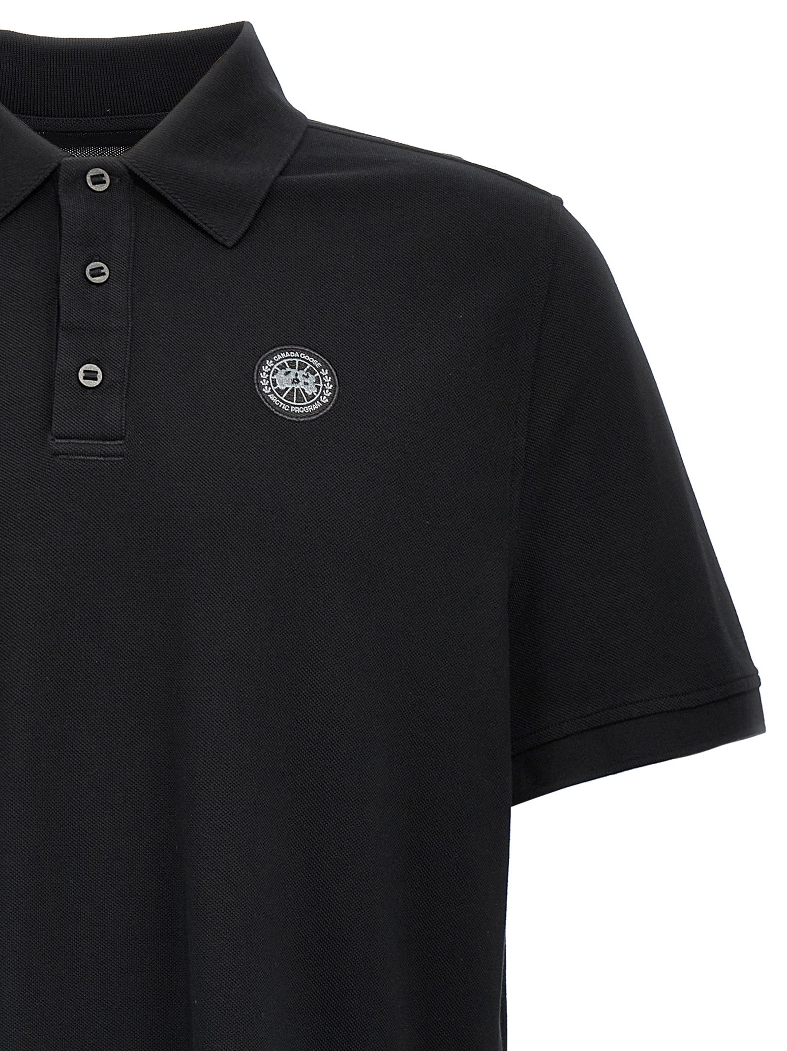 Canada Goose Black Cotton Polo Shirt