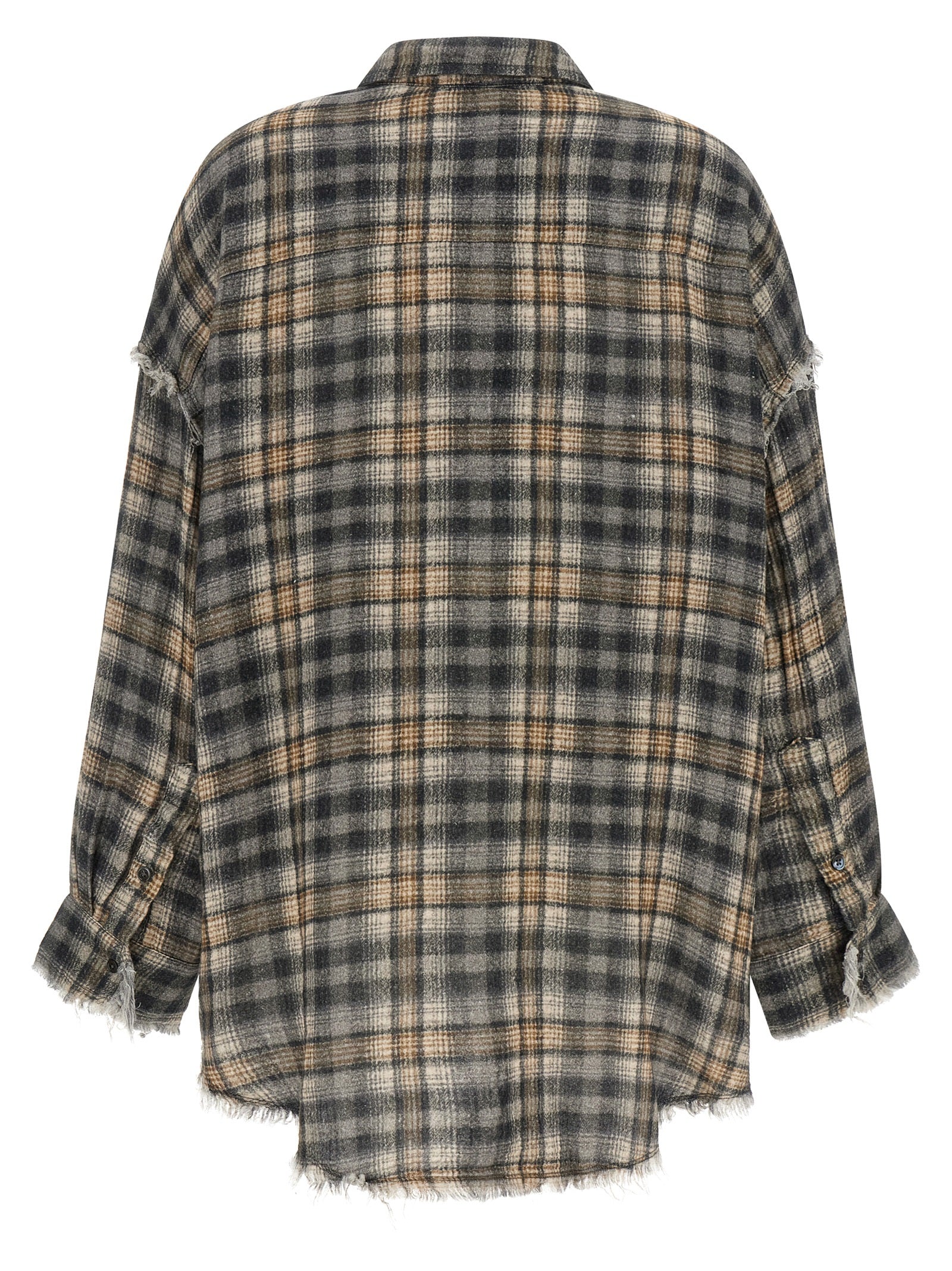 R13 Gray Cotton Blouse