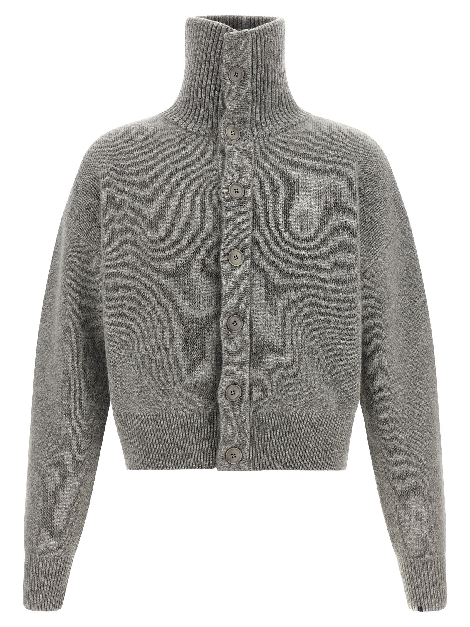 Extreme Cashmere Gray Cashmere Cardigan