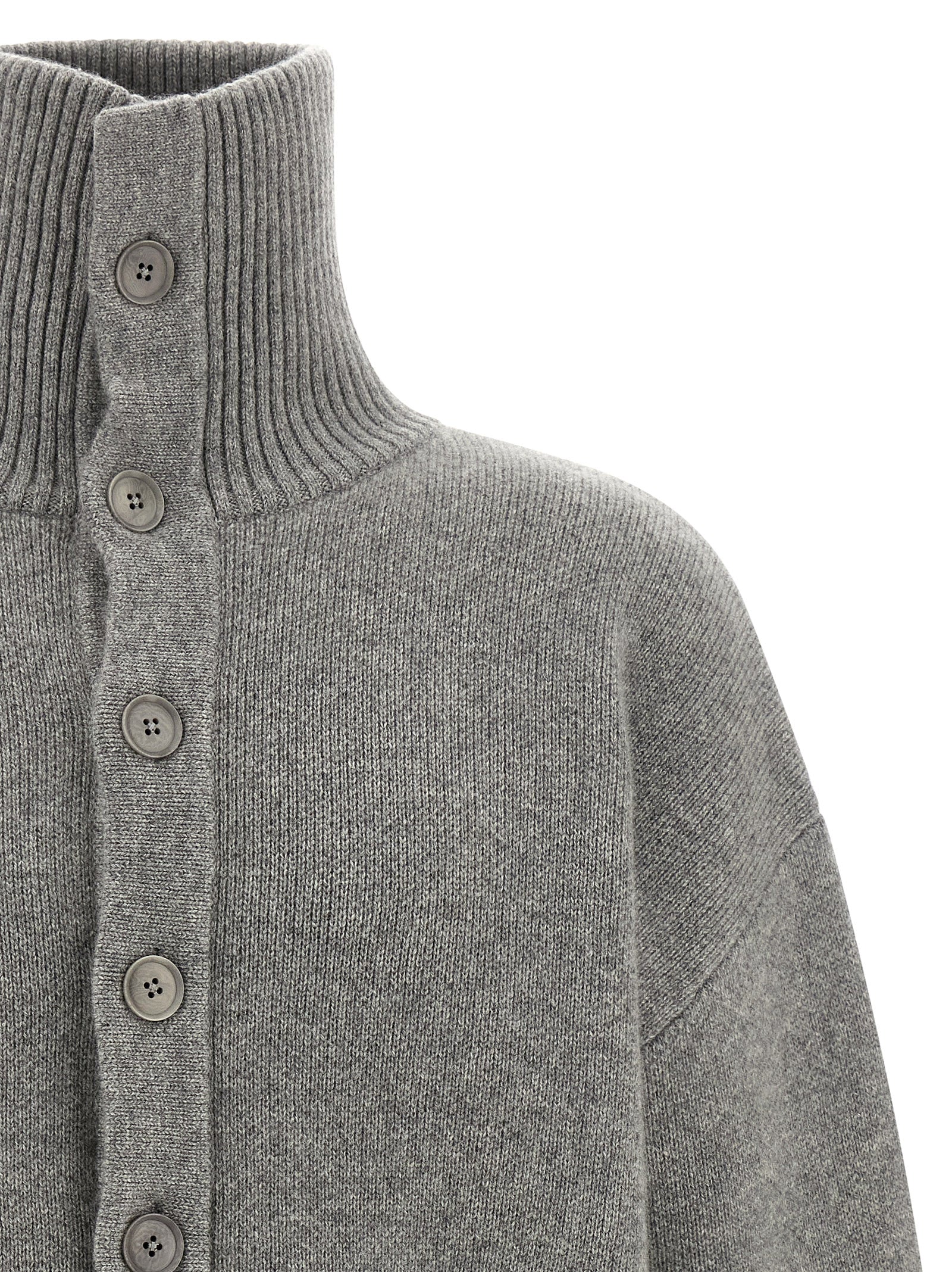 Extreme Cashmere Gray Cashmere Cardigan