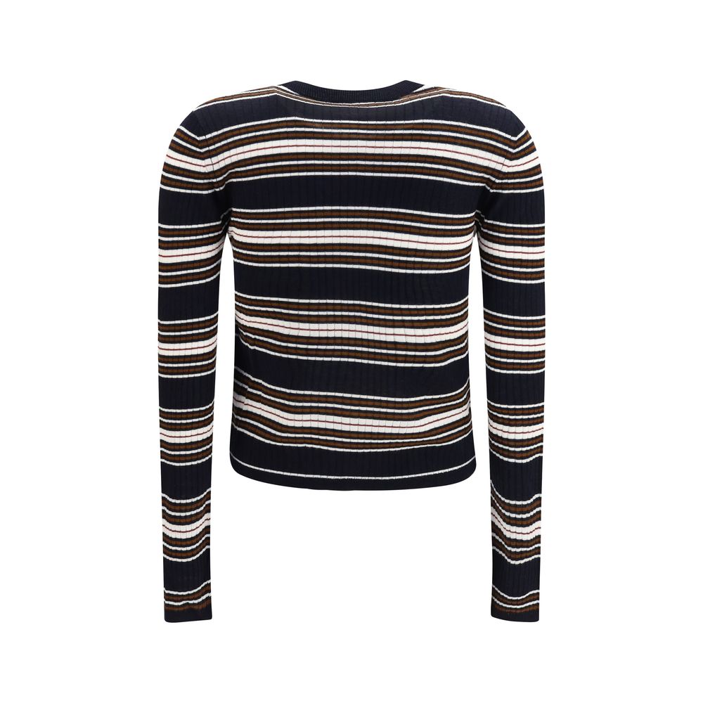 Max Mara Blue Silk Cardigan