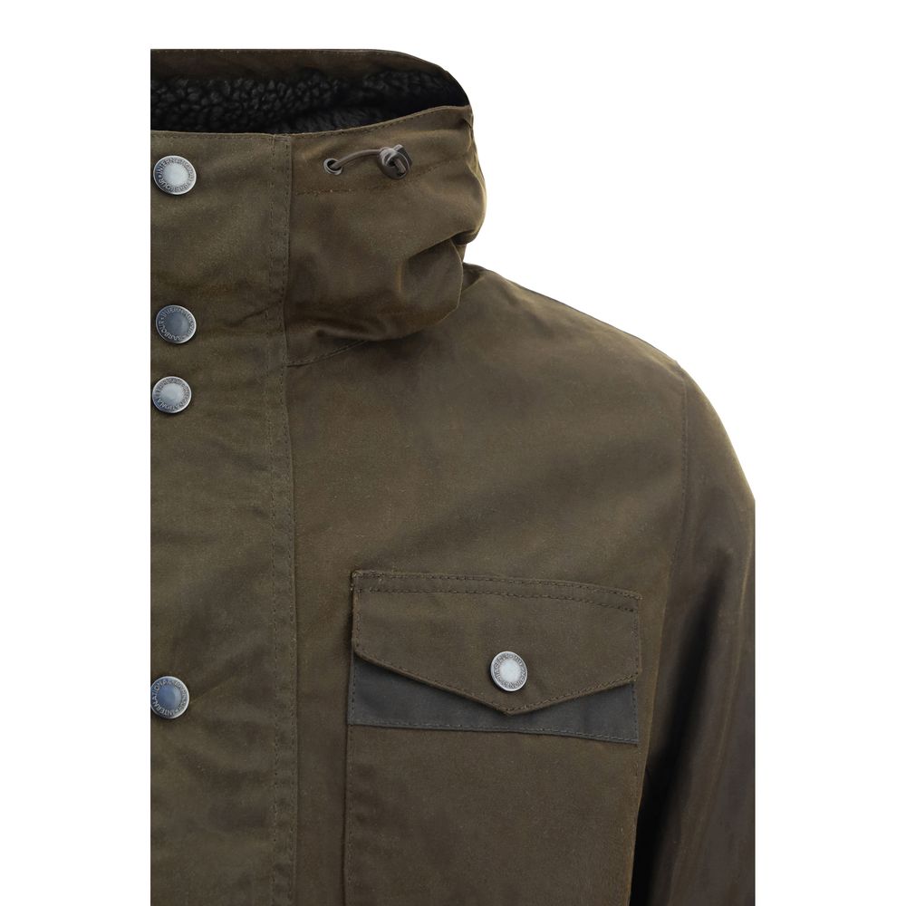Barbour Bicolor Cotton Shell Jacket