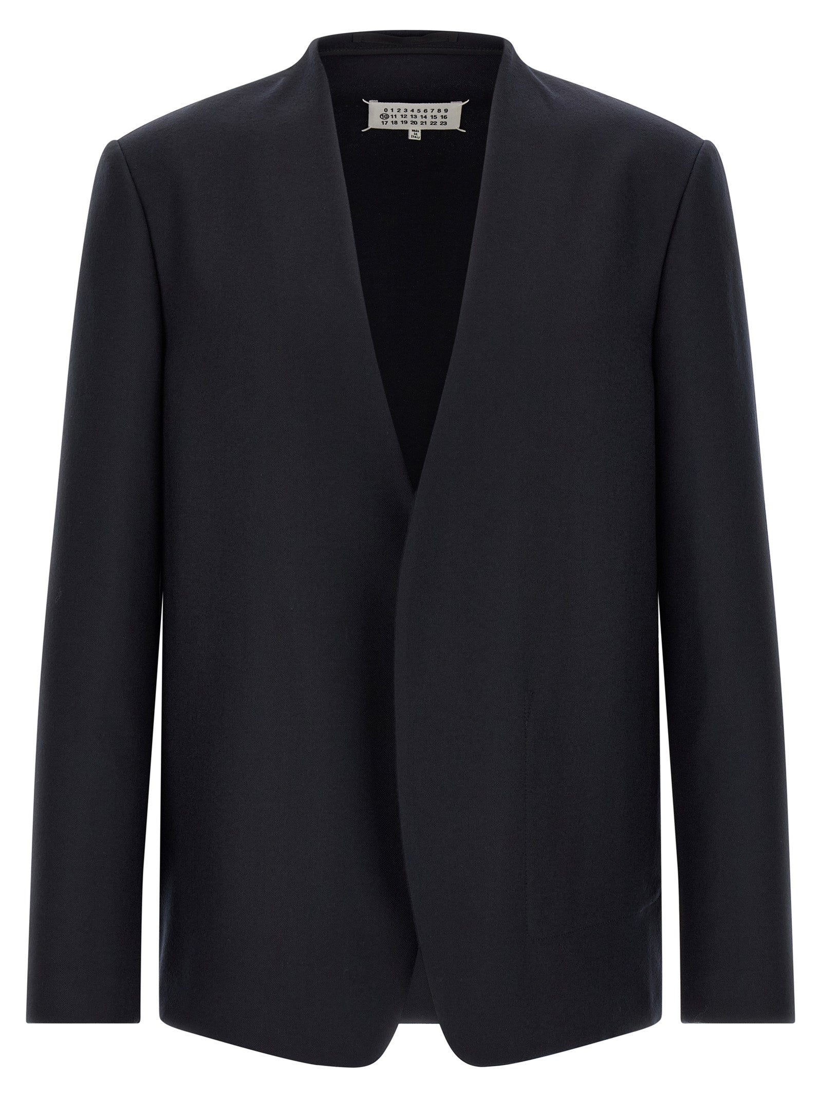 Maison Margiela Blue Virgin Wool Blazer