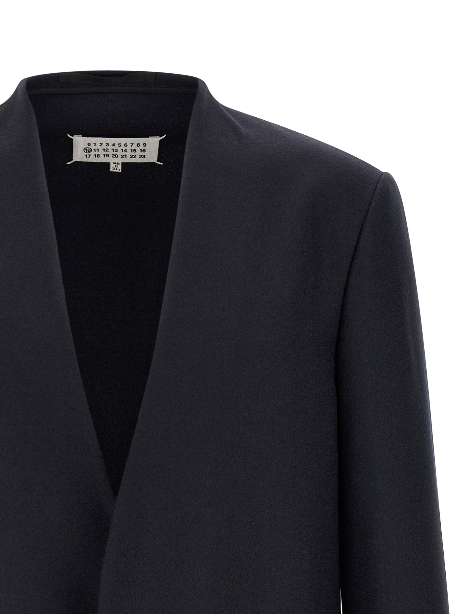 Maison Margiela Blue Virgin Wool Blazer