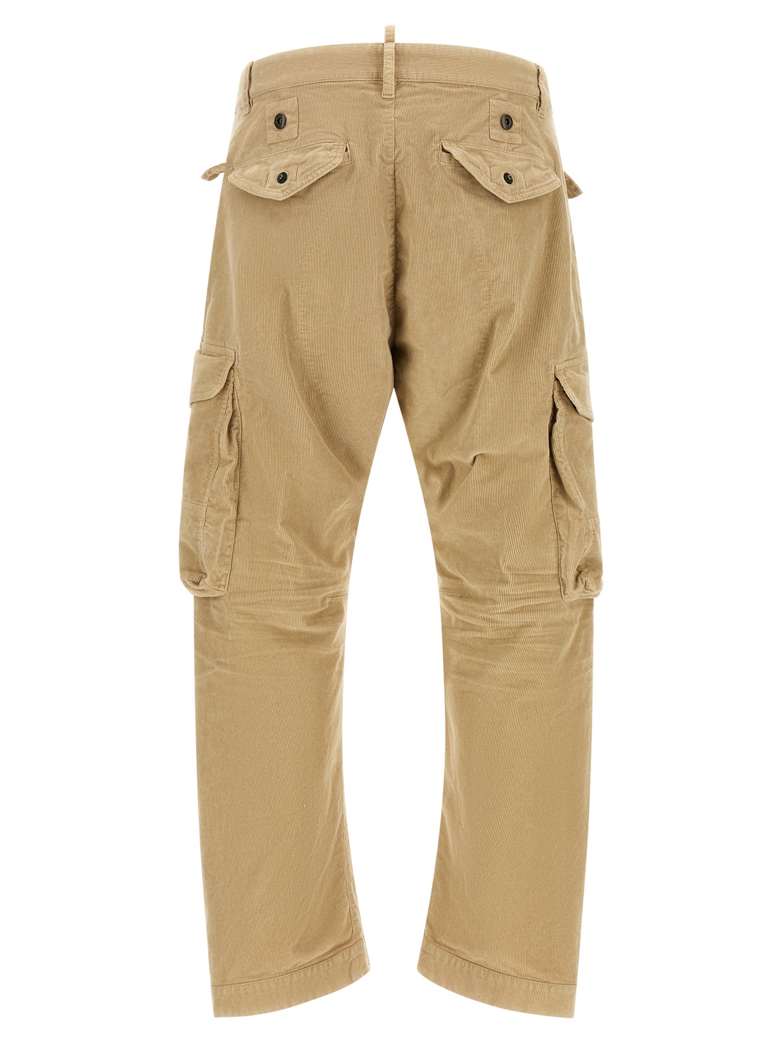 Dsquared² Beige Cotton Cargo Pants
