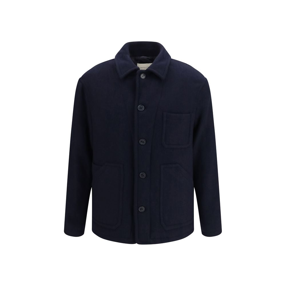 Brooksfield Blue Wool Oves Aries Jacket