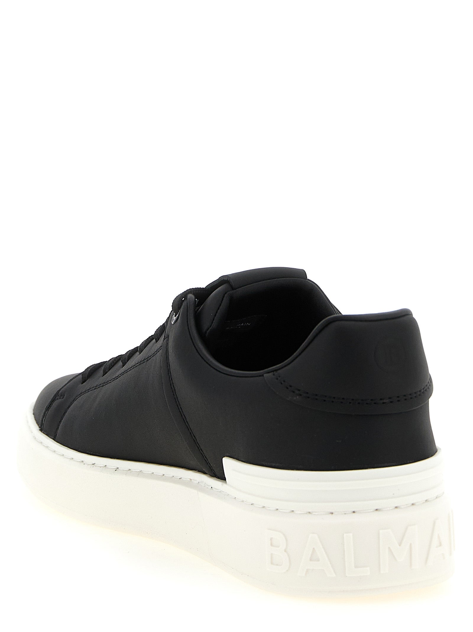 Balmain Bicolor Calfskin Low Top Sneakers