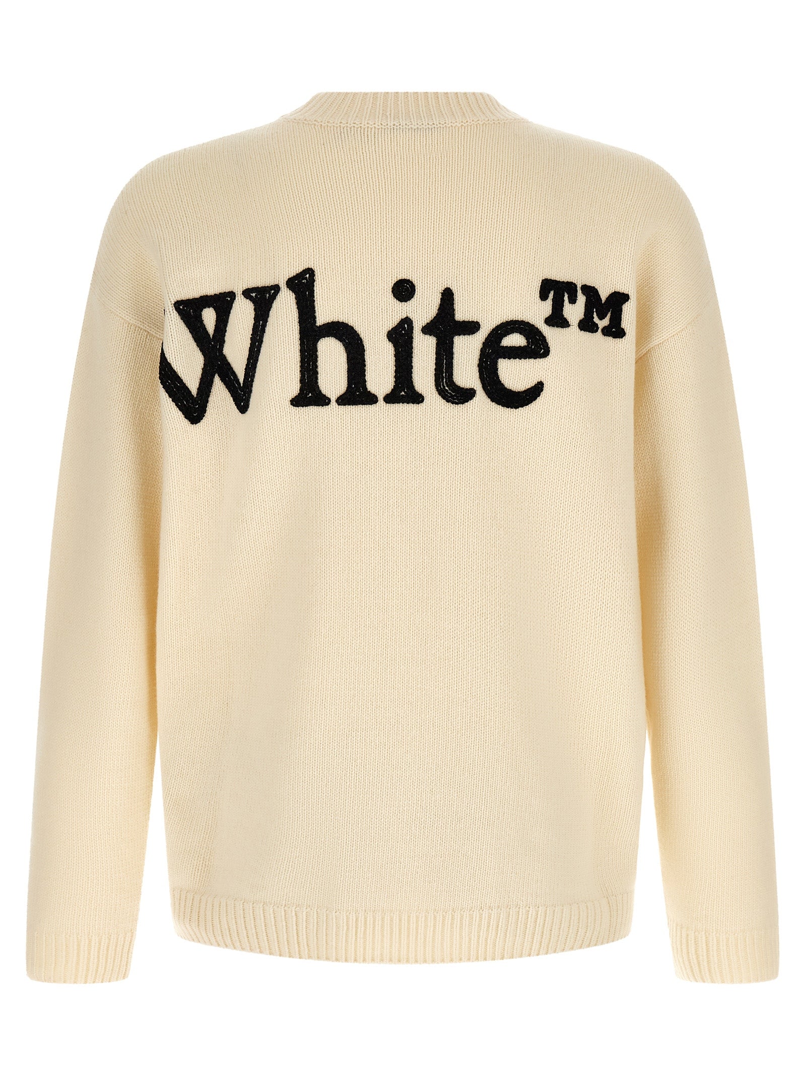 Off-White White Wool Cardigan