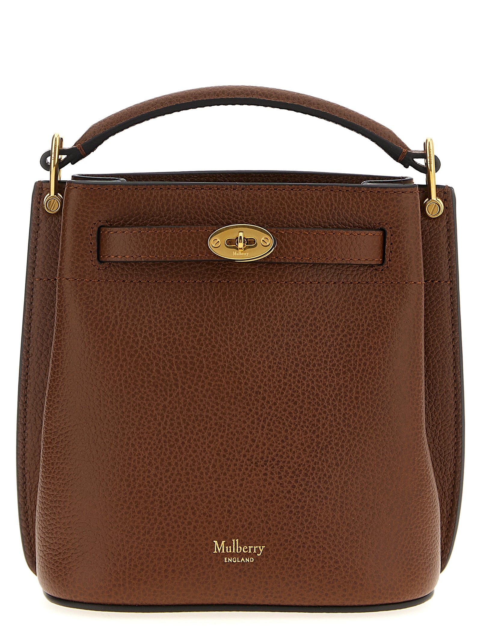 Mulberry Brown Calfskin Crossbody Bag