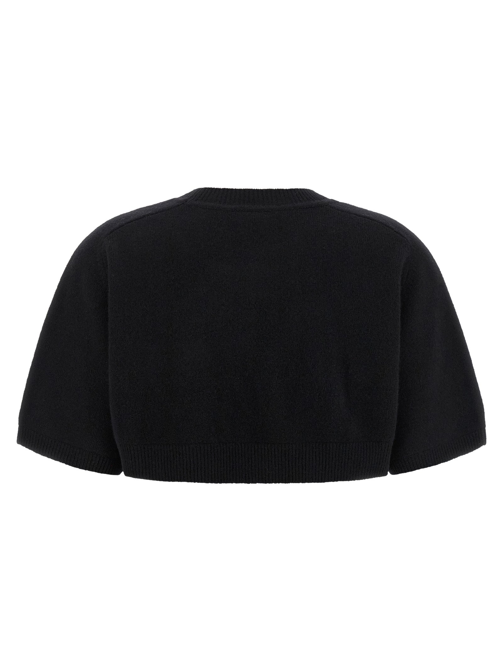 Elisabetta Franchi Black Wool Sweatshirt