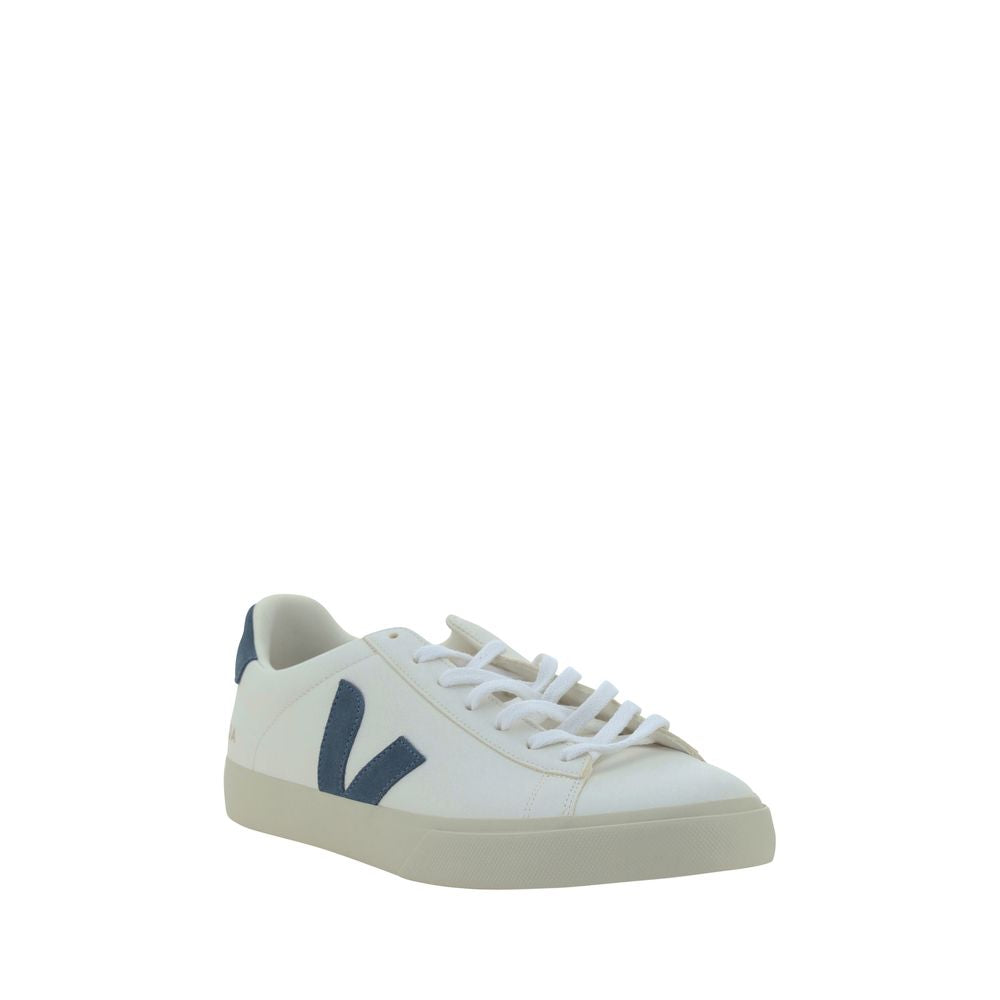 Veja White Calf Leather Bos Taurus Sneakers