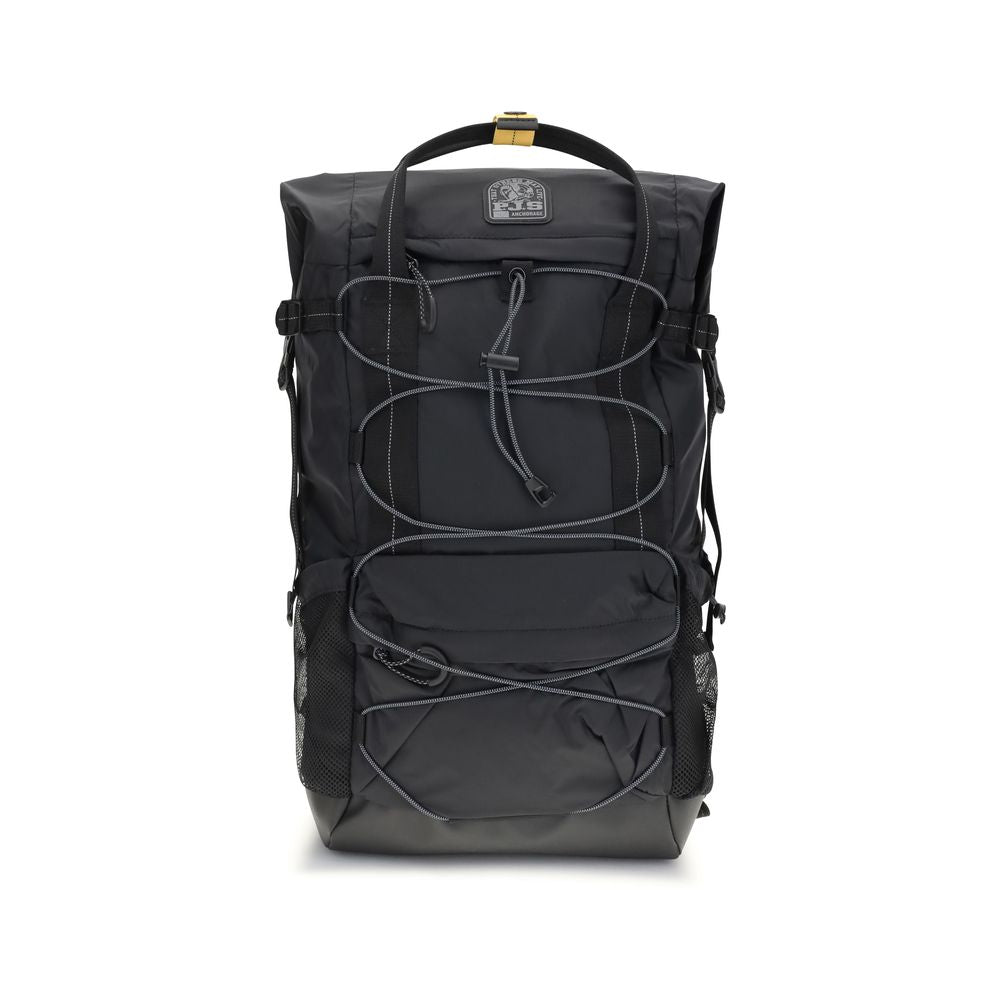 Parajumpers Black Nylon Backpack