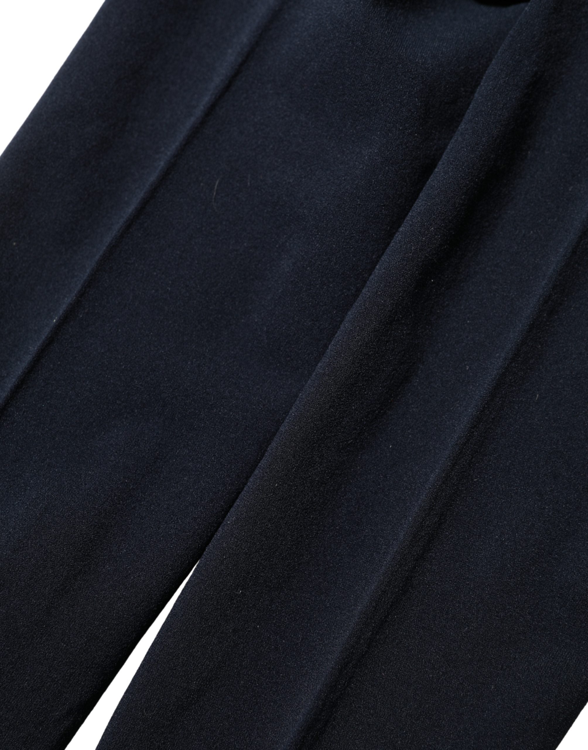 Dolce & Gabbana Dark Blue Nylon Sheer Tights Stockings Socks