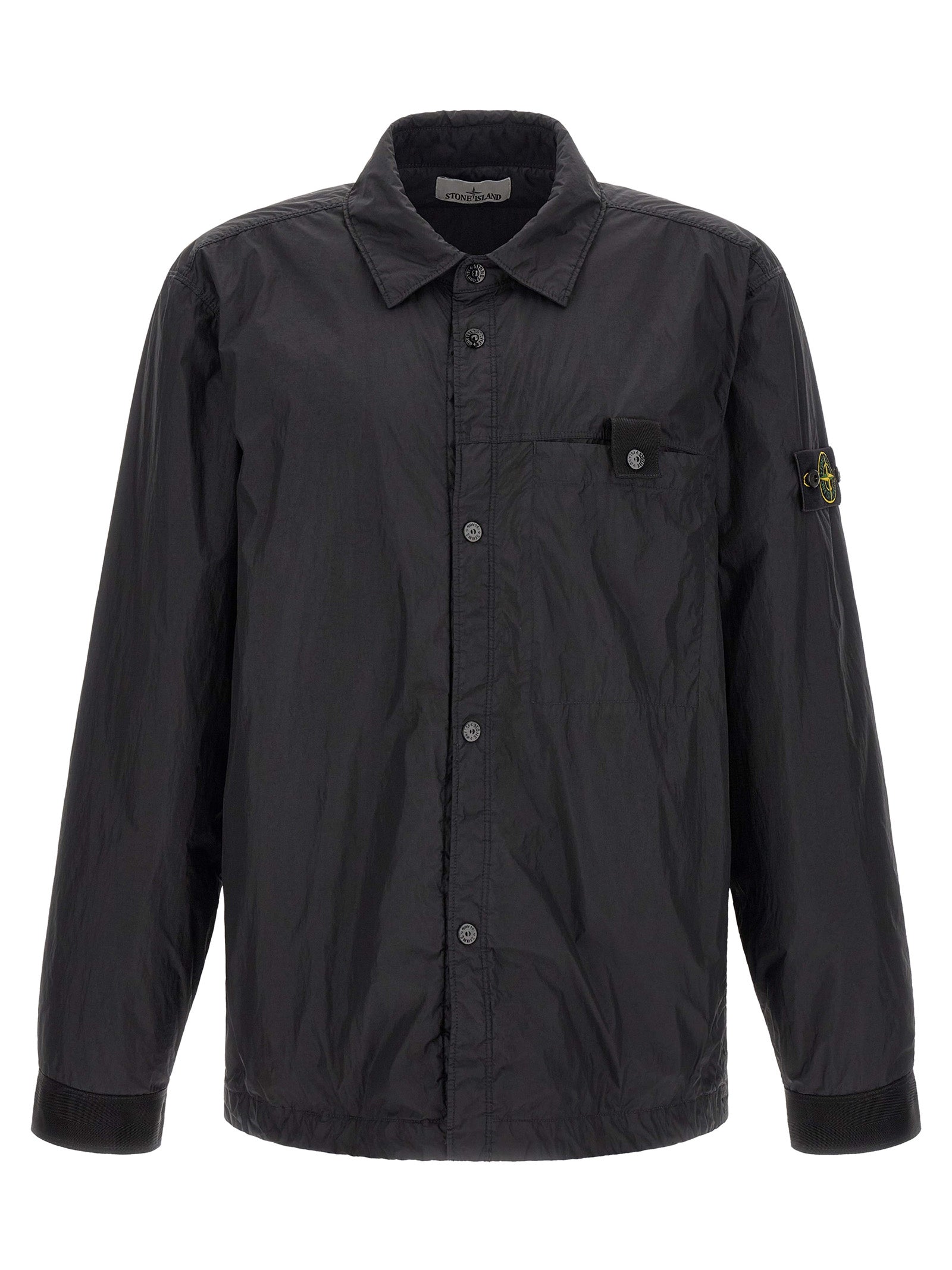Stone Island Black Polyamide Shell Jacket