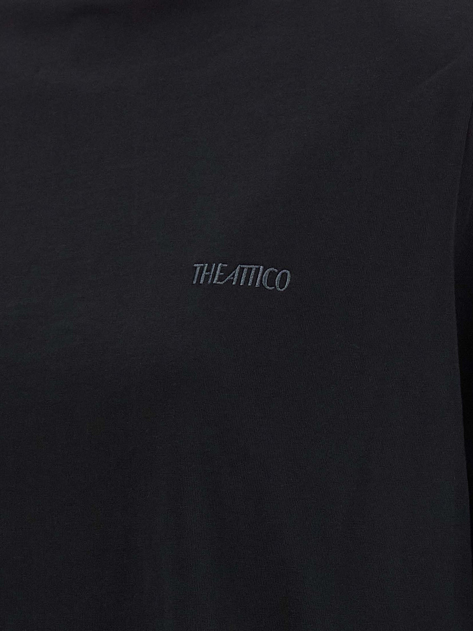 The Attico Black Cotton T-Shirt