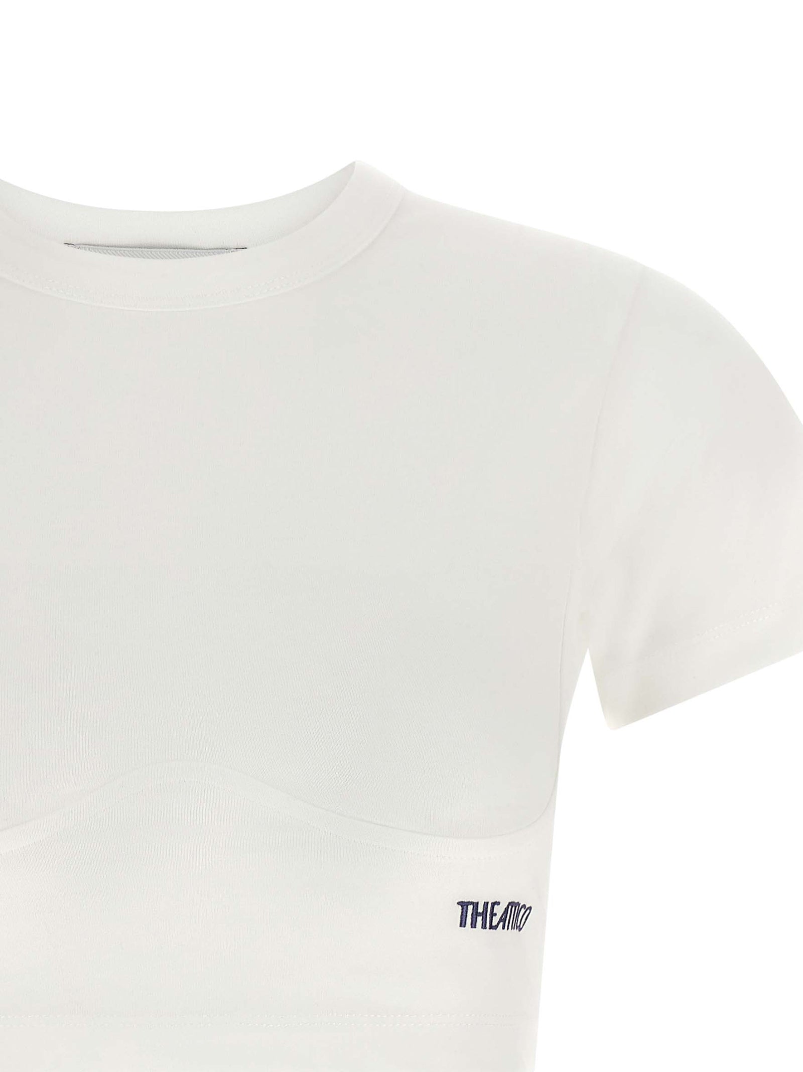 The Attico White Cotton T-Shirt