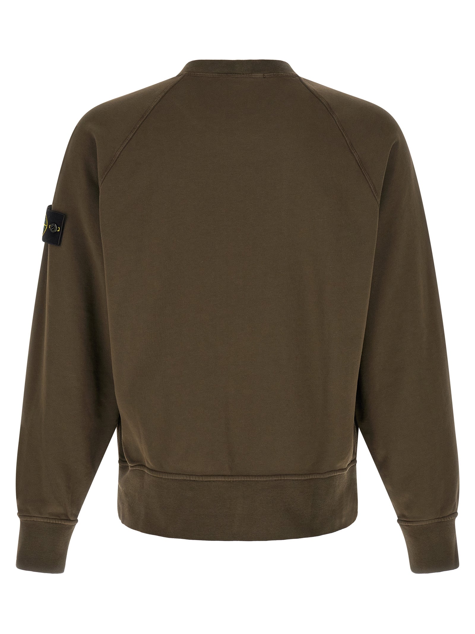 Stone Island Gray Cotton Sweatshirt