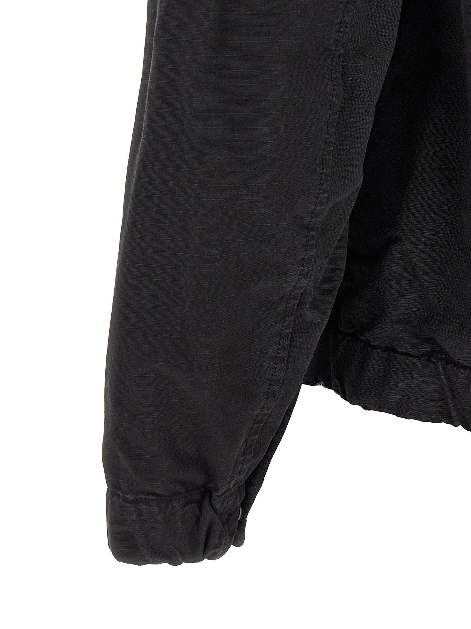 Stone Island Black Cotton Shell Jacket