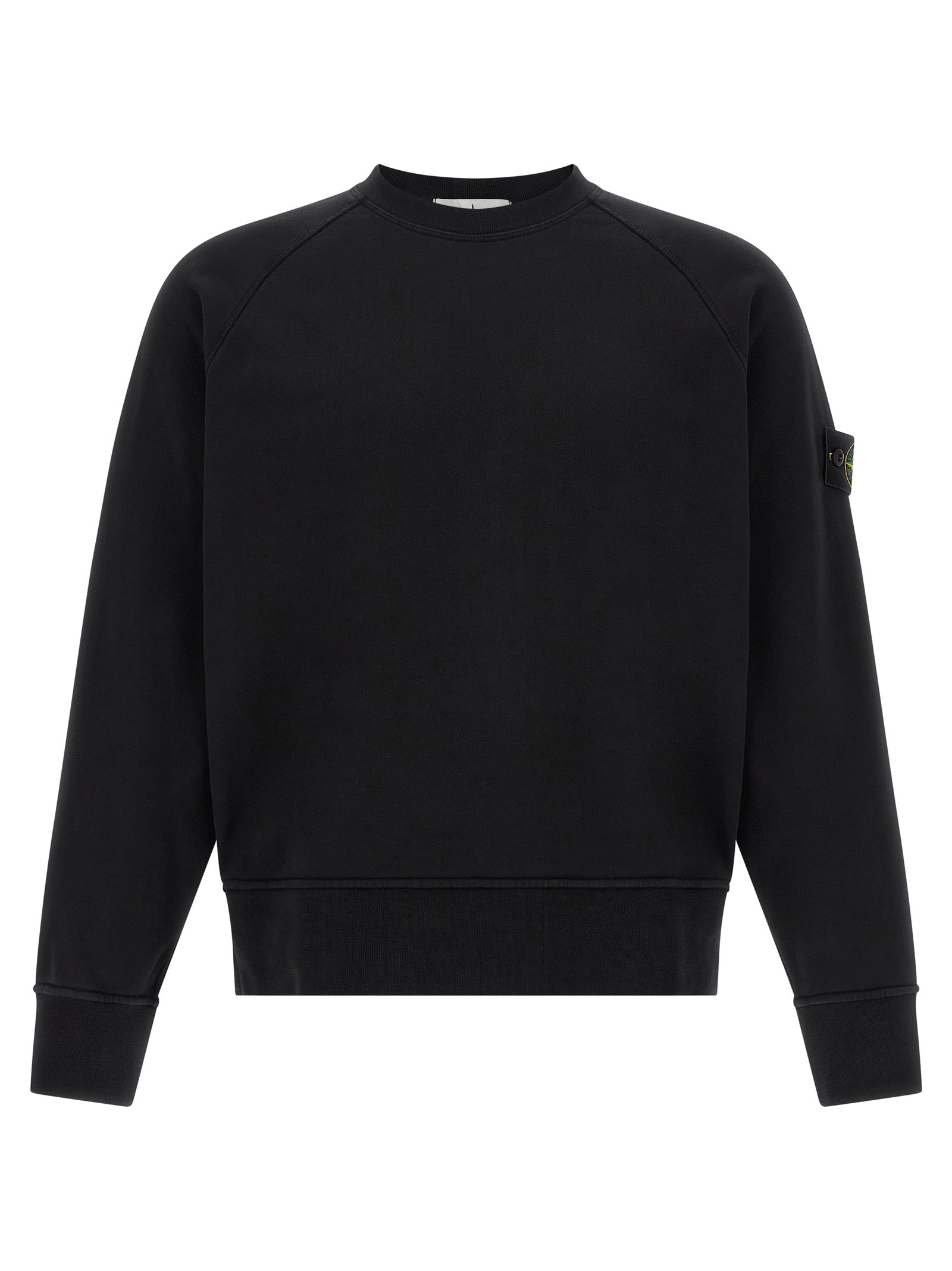 Stone Island Black Cotton Sweatshirt