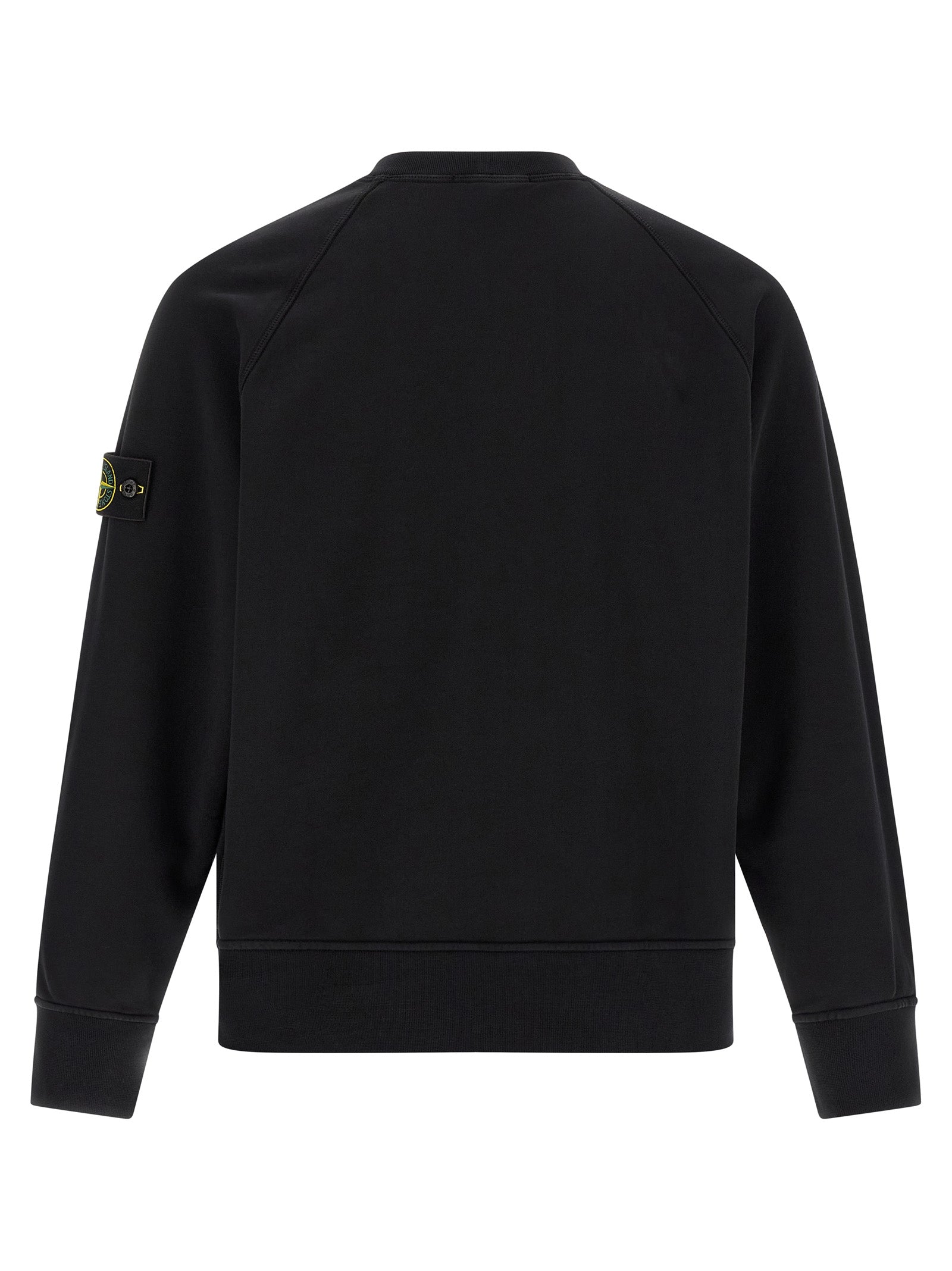 Stone Island Black Cotton Sweatshirt