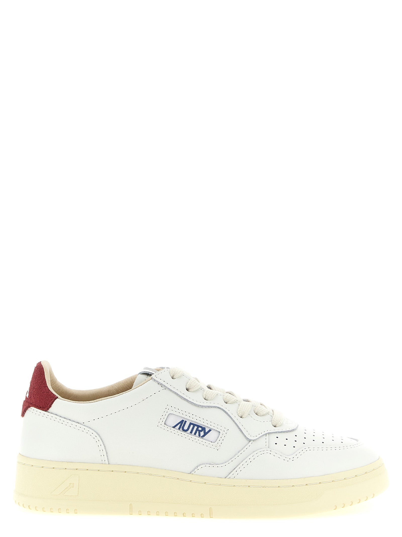 Autry Bordeaux Cowhide Athletic Sneakers