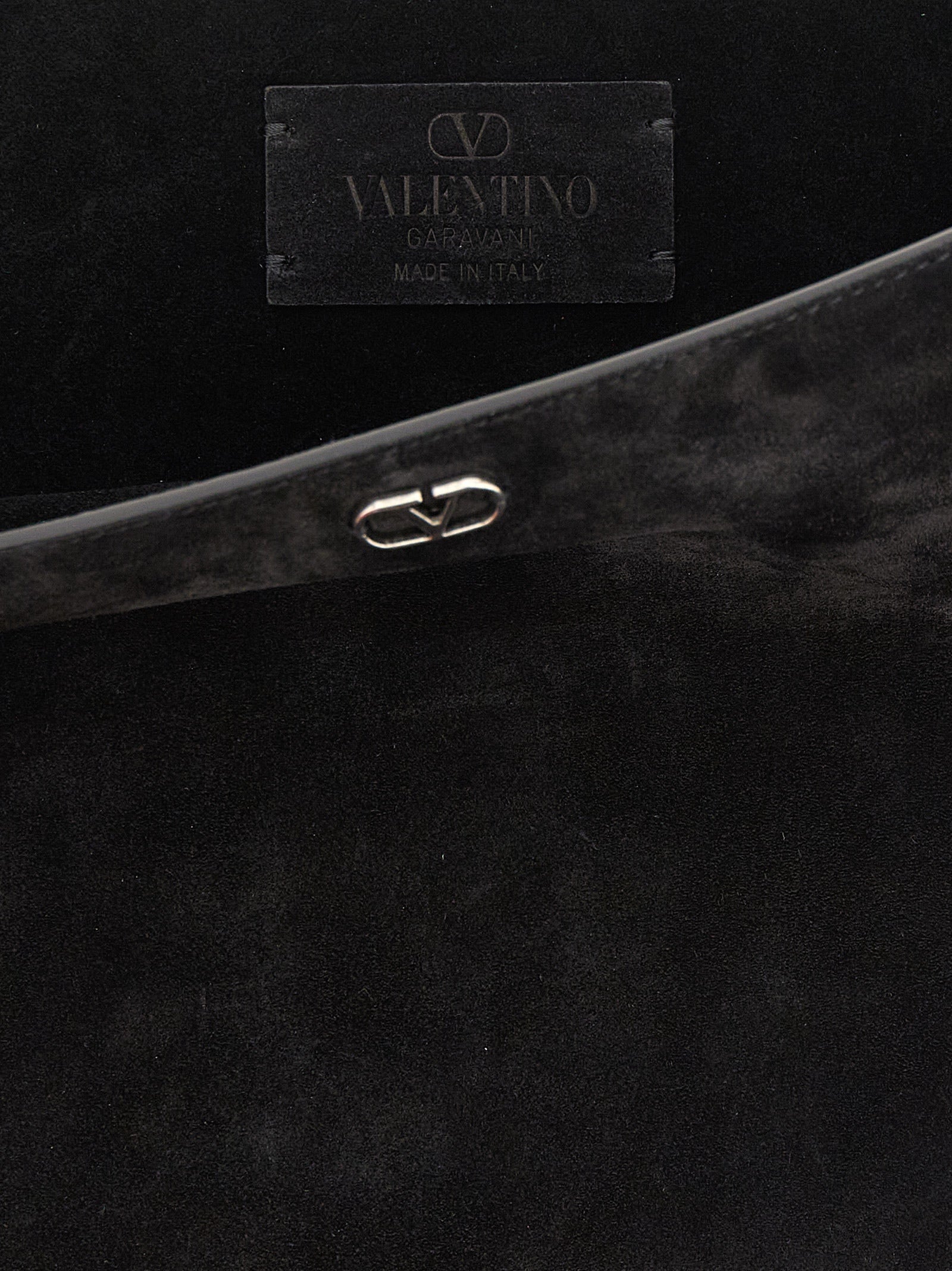 Valentino Garavani Black Calfskin Shoulder Bag