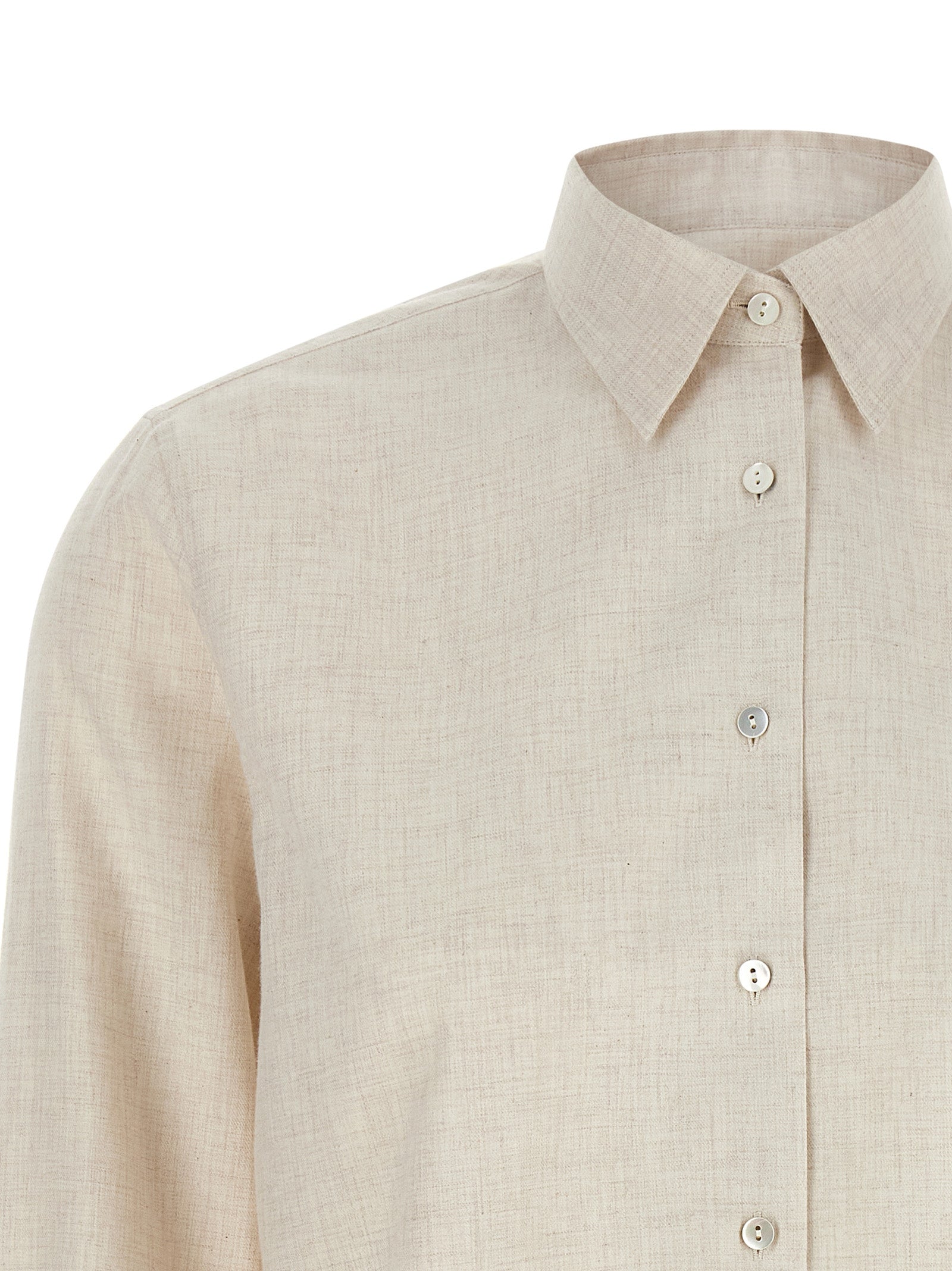XACUS Beige Cotton Blouse