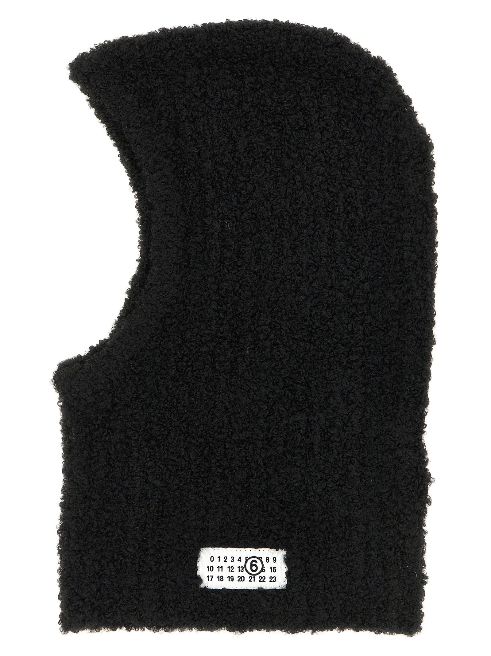 MM6 Maison Margiela Black Marabou Hat