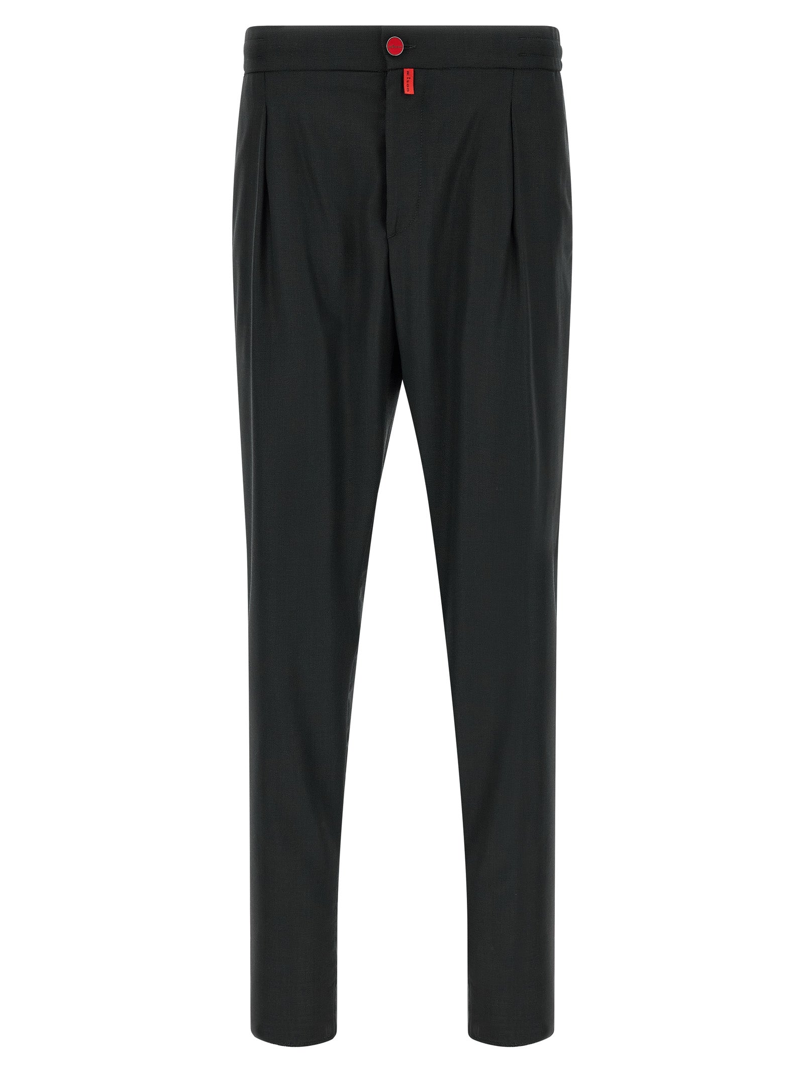 Kiton Gray Wool Casual Pants