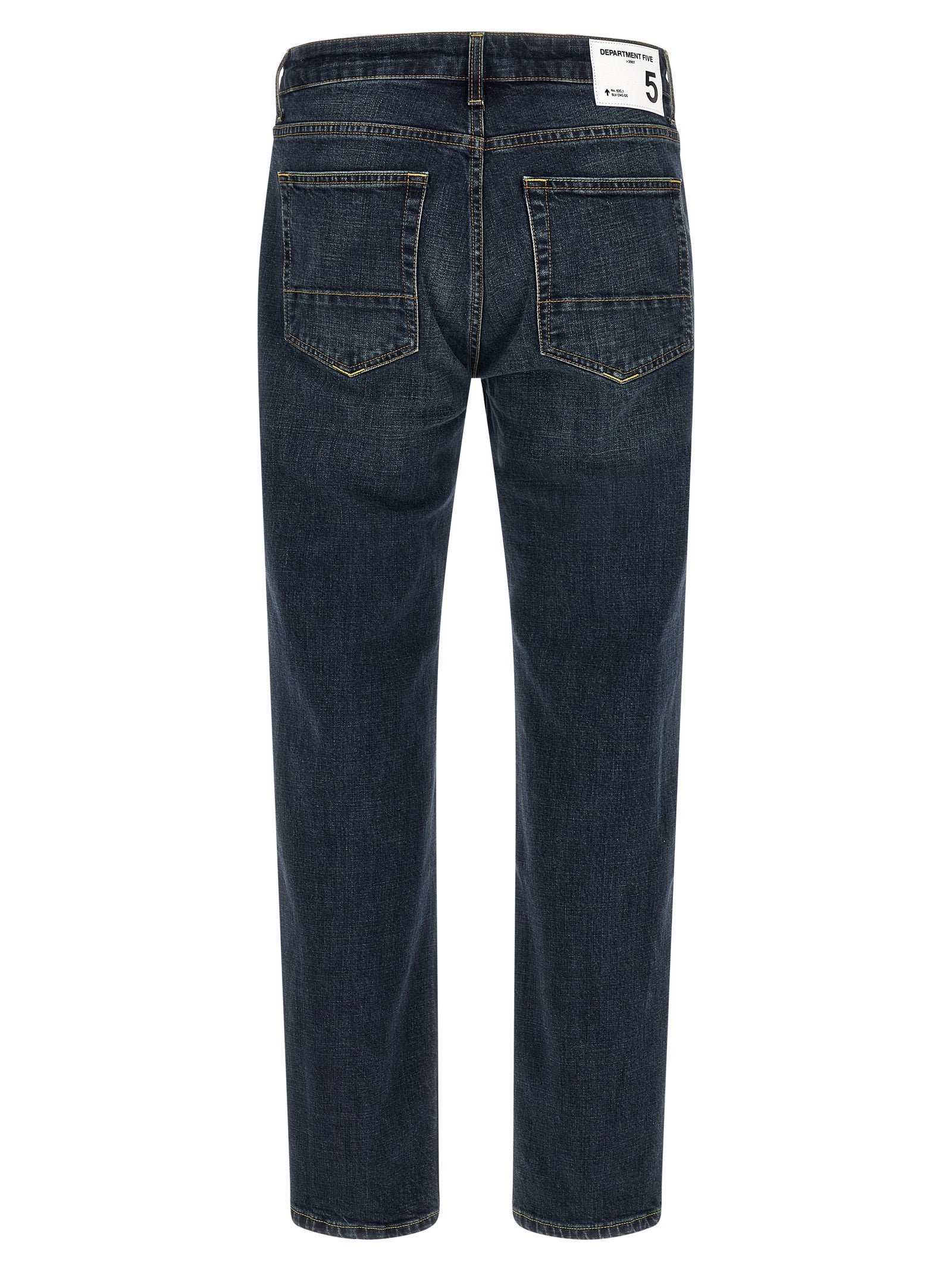 Department 5 Blue Cotton Straight-Leg Jeans