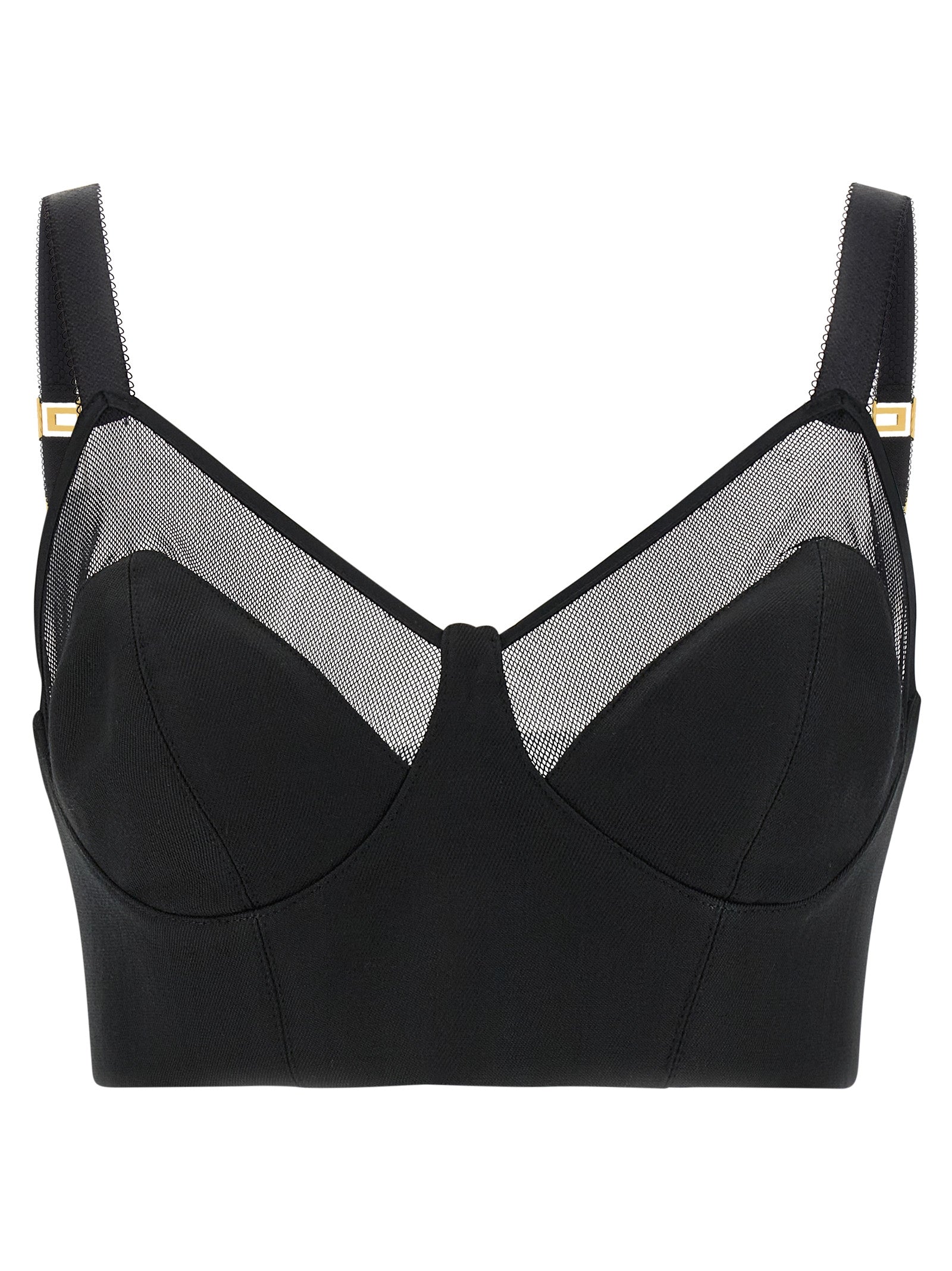 Elisabetta Franchi Black Virgin Wool Tank Tops