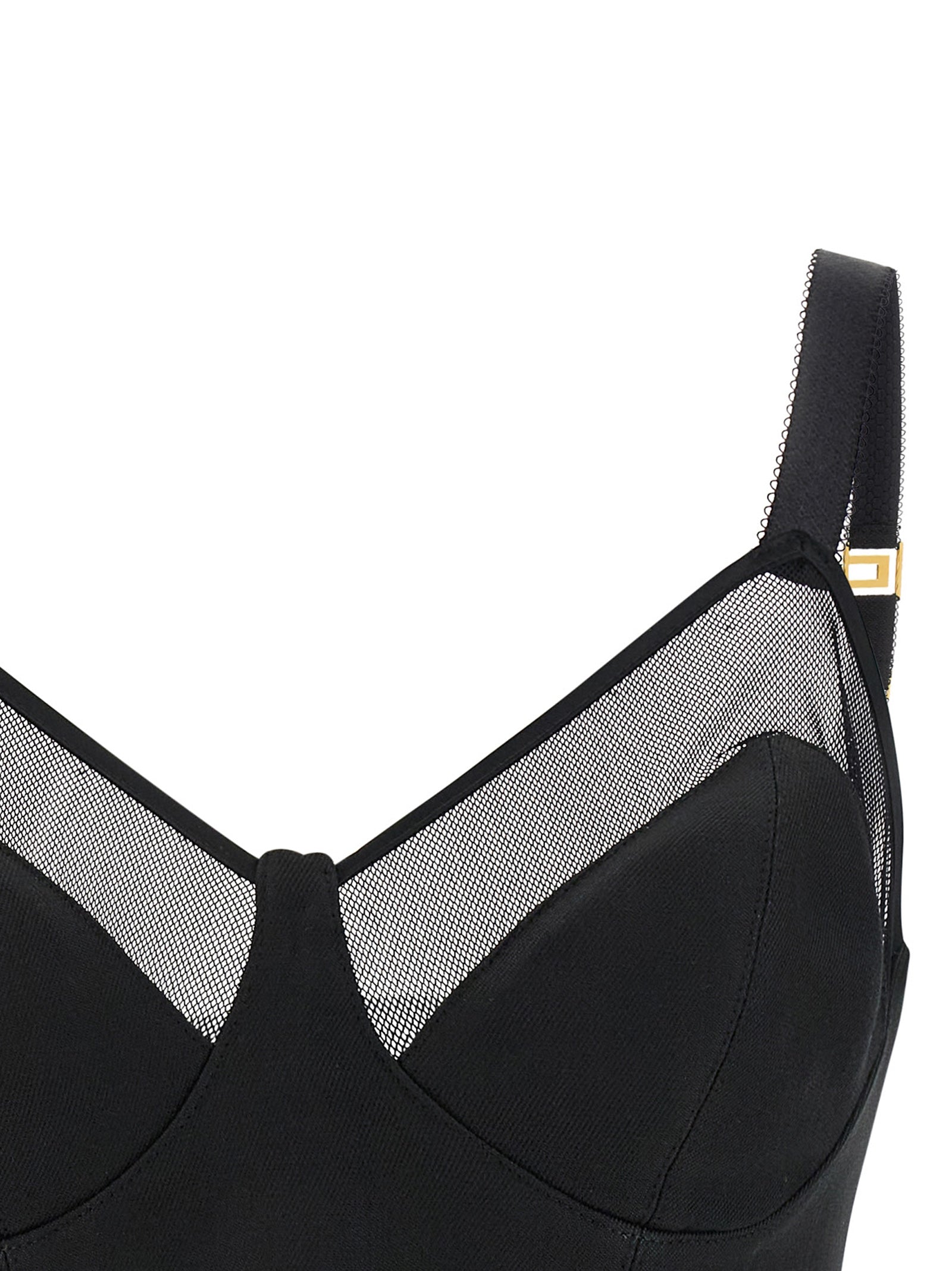 Elisabetta Franchi Black Virgin Wool Tank Tops