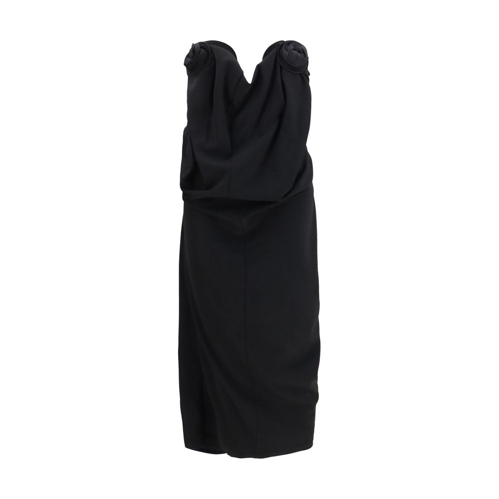 Magda Butrym Black Wool Oves Aries Cocktail Dress