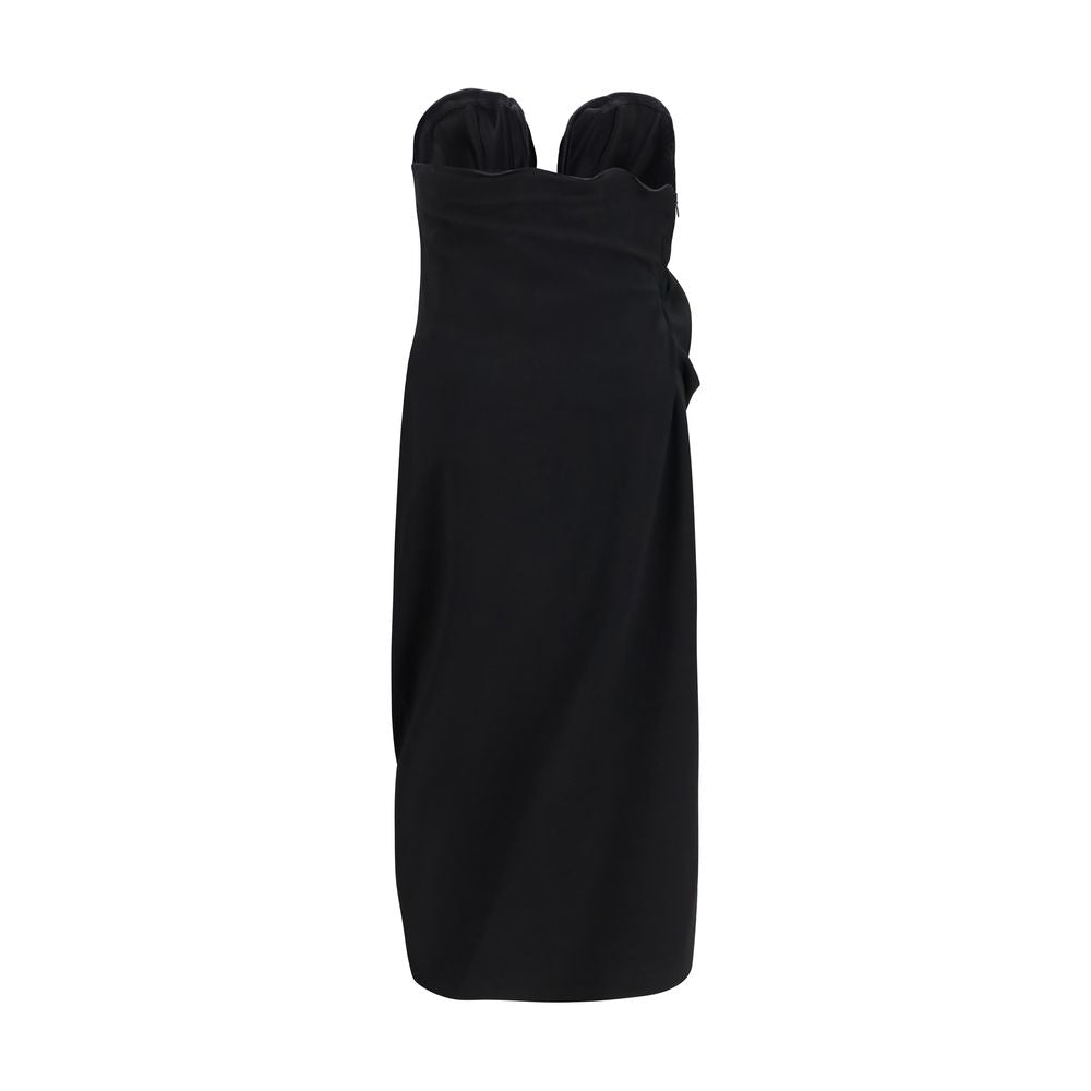 Magda Butrym Black Wool Oves Aries Cocktail Dress