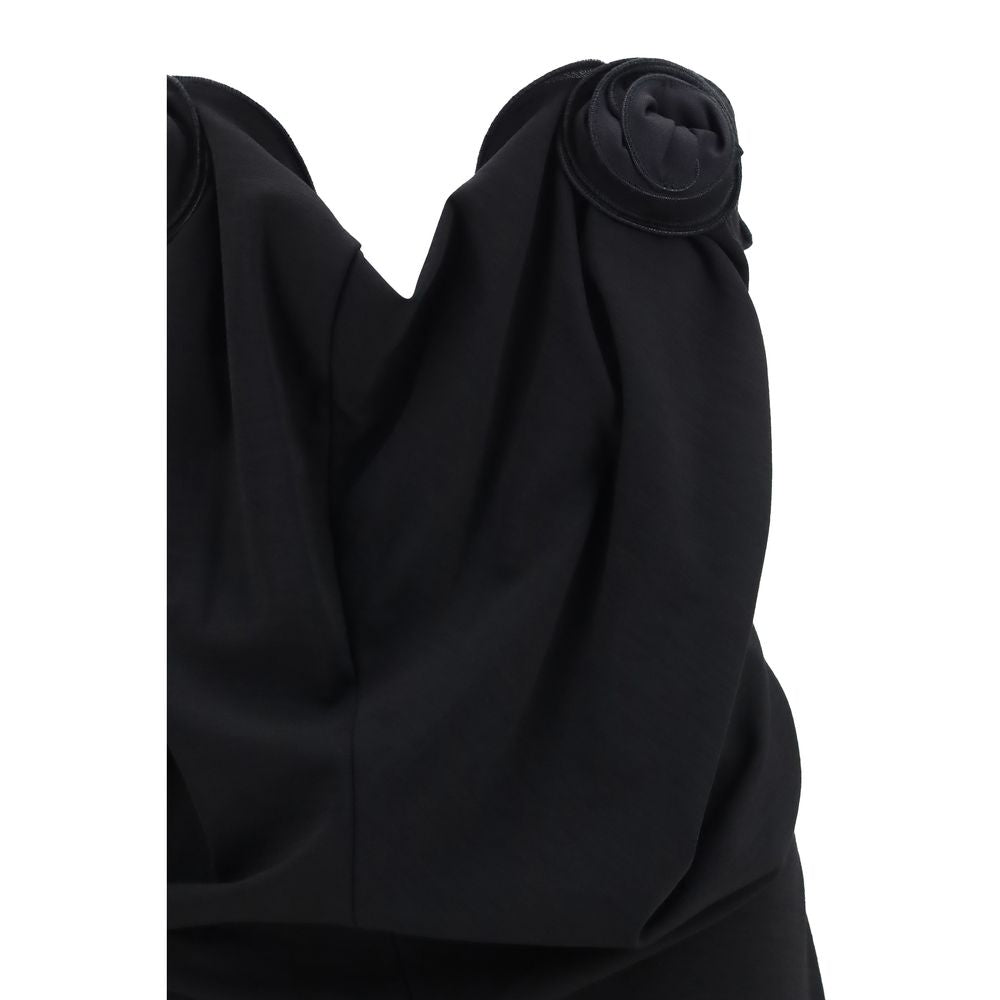 Magda Butrym Black Wool Oves Aries Cocktail Dress