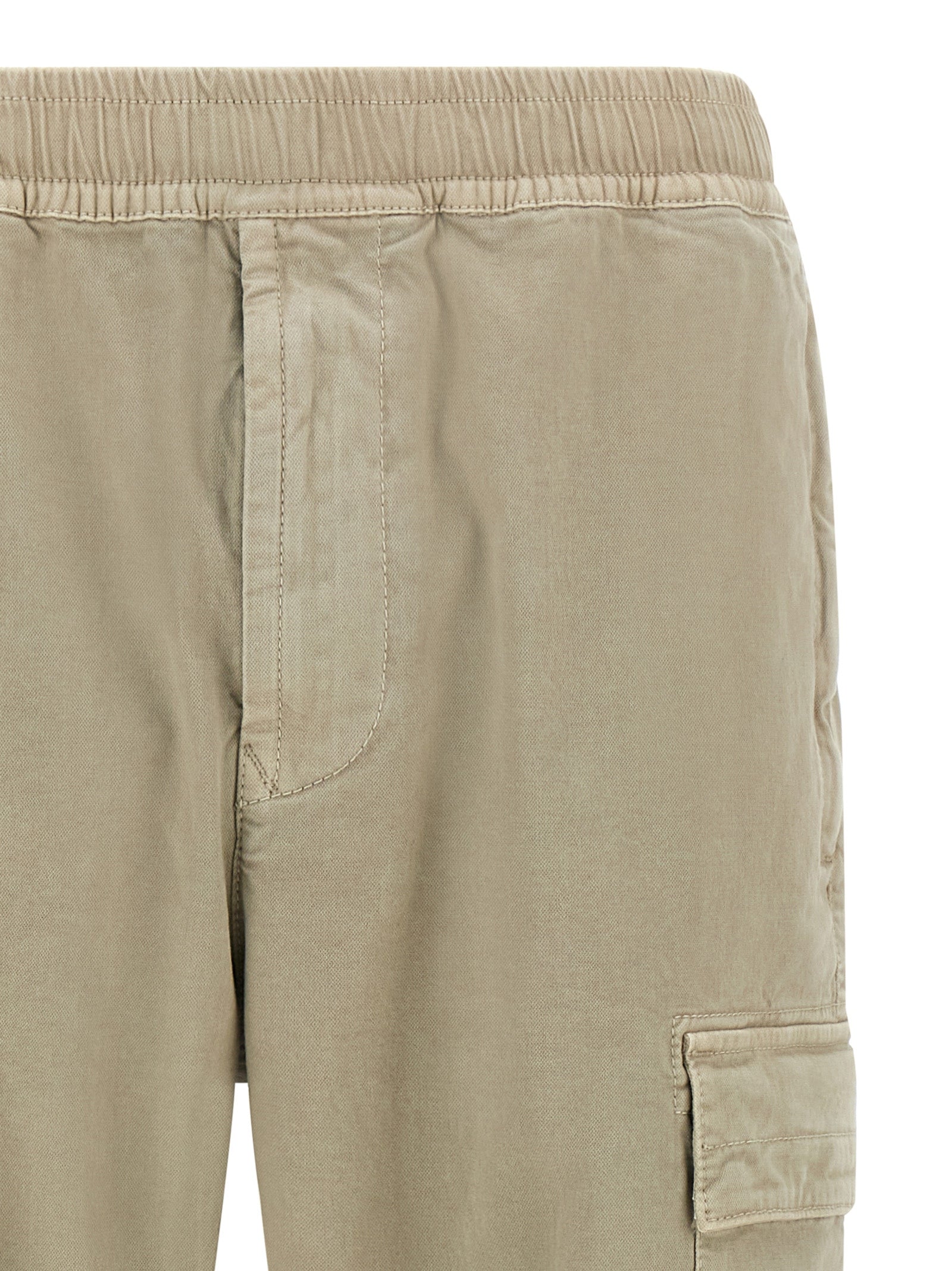 Stone Island Beige Cotton Cargo Pants