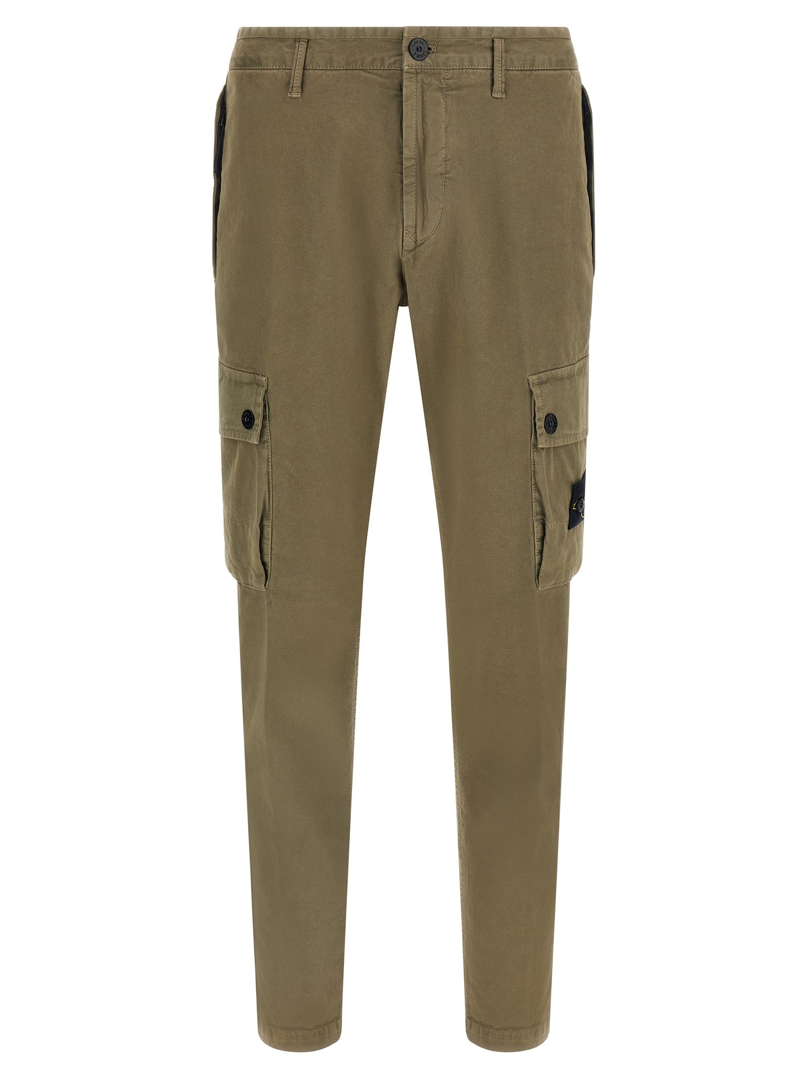 Stone Island Bicolor Cotton Cargo Pants