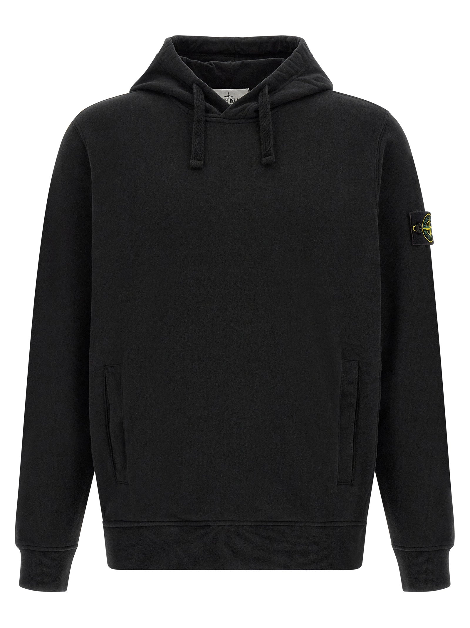 Stone Island Black Cotton Sweatshirt
