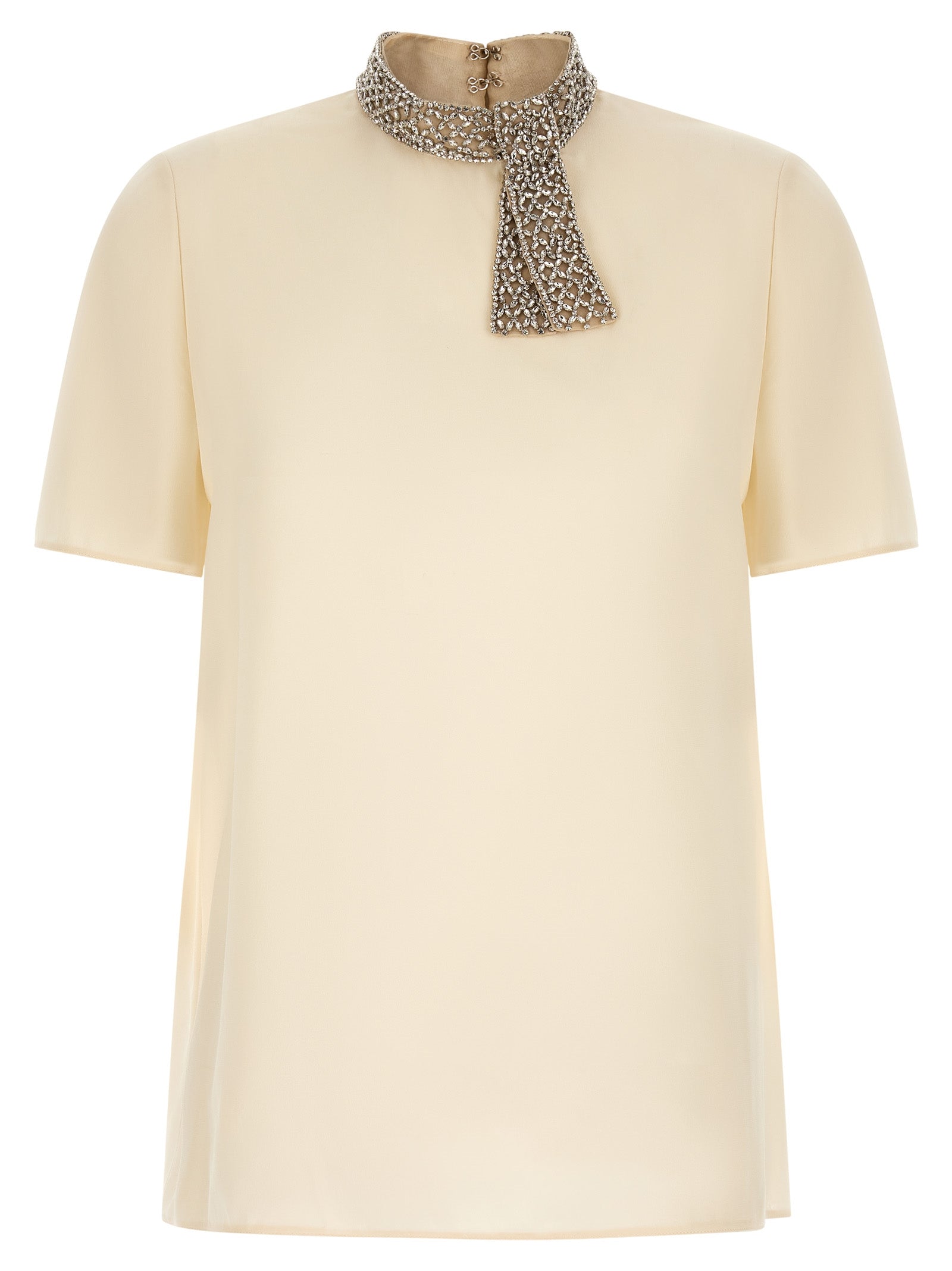 Valentino Garavani White Silk Blouse