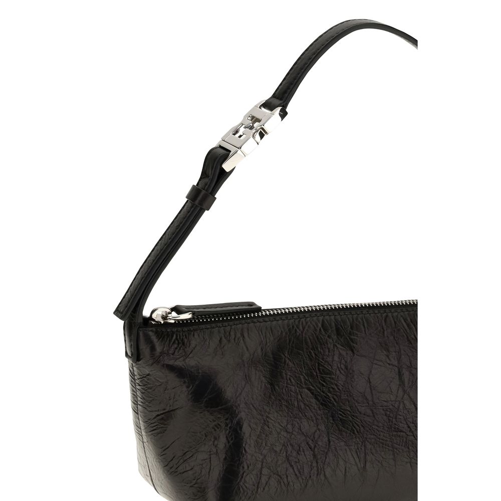 Fendi Black Calf Leather Bos Taurus Clutch Bag