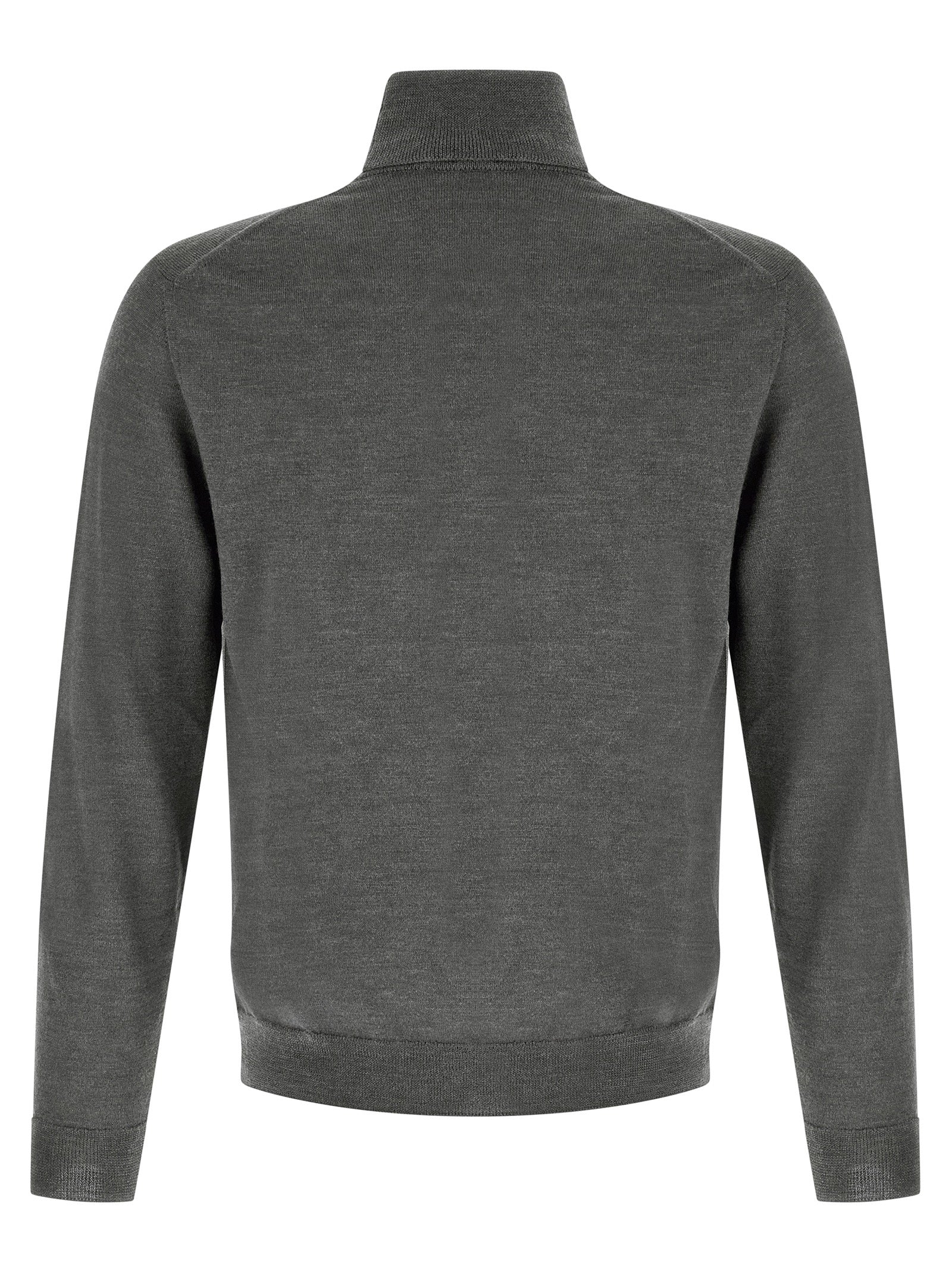 ZANONE Gray Virgin Wool Cardigan