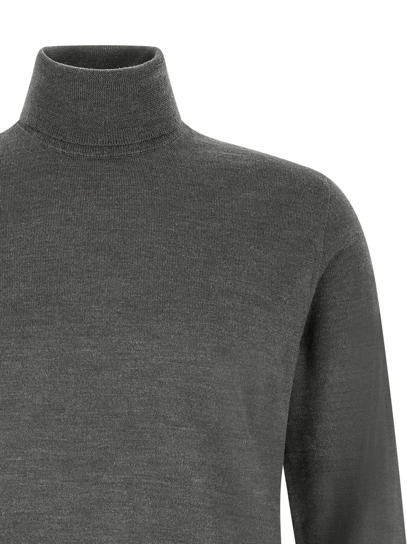 ZANONE Gray Virgin Wool Cardigan