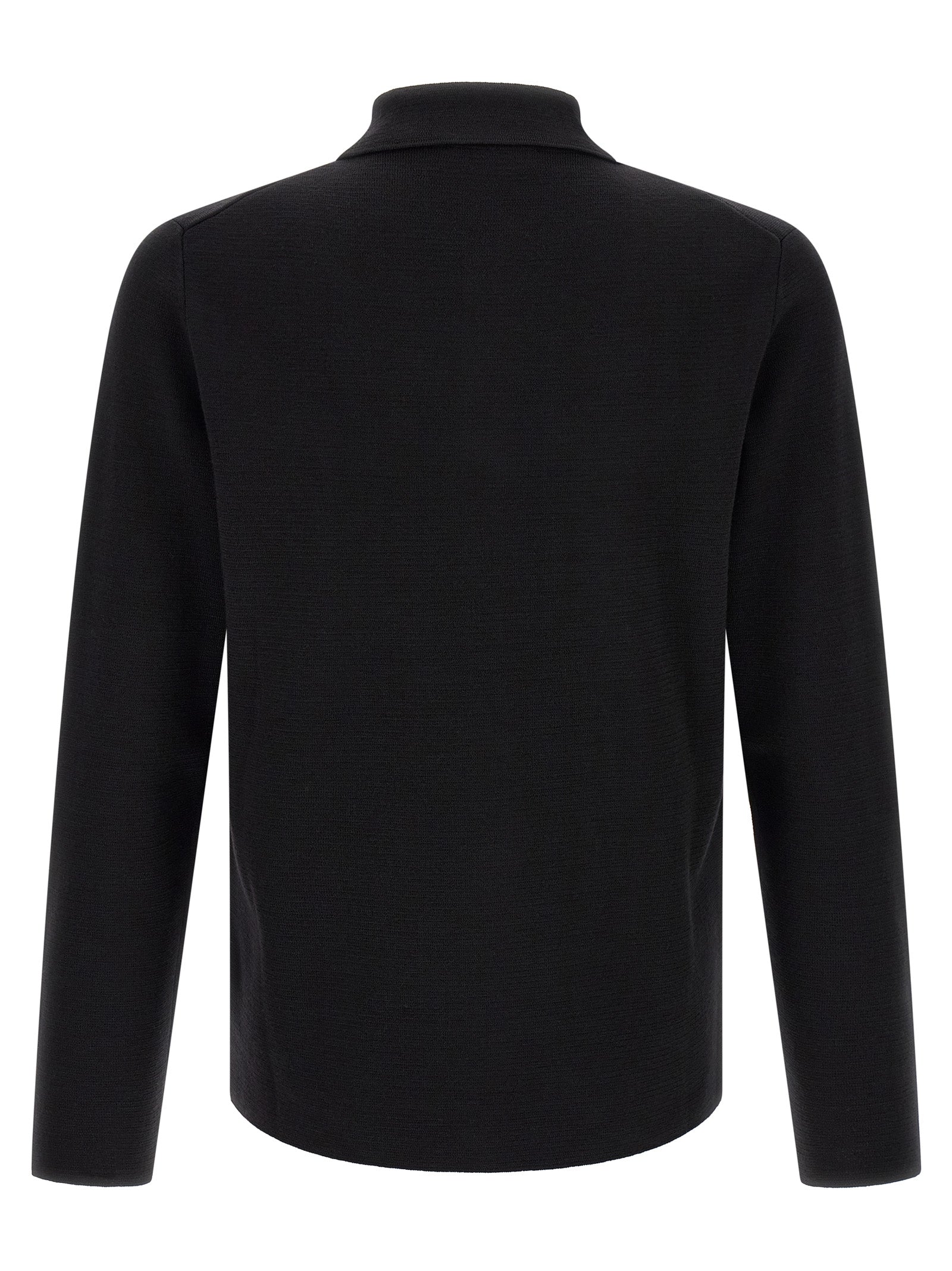 ZANONE Black Virgin Wool Cardigan