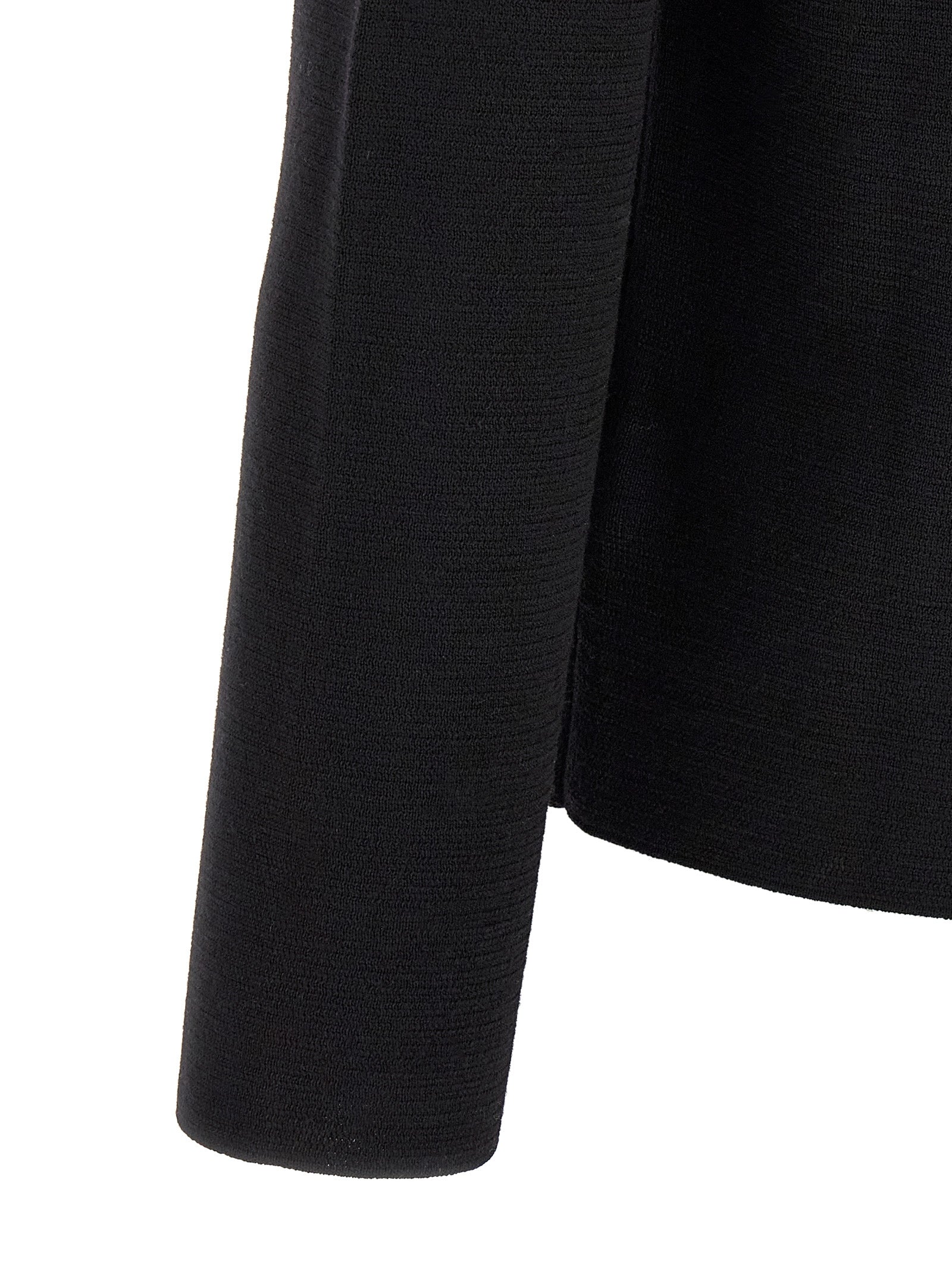 ZANONE Black Virgin Wool Cardigan
