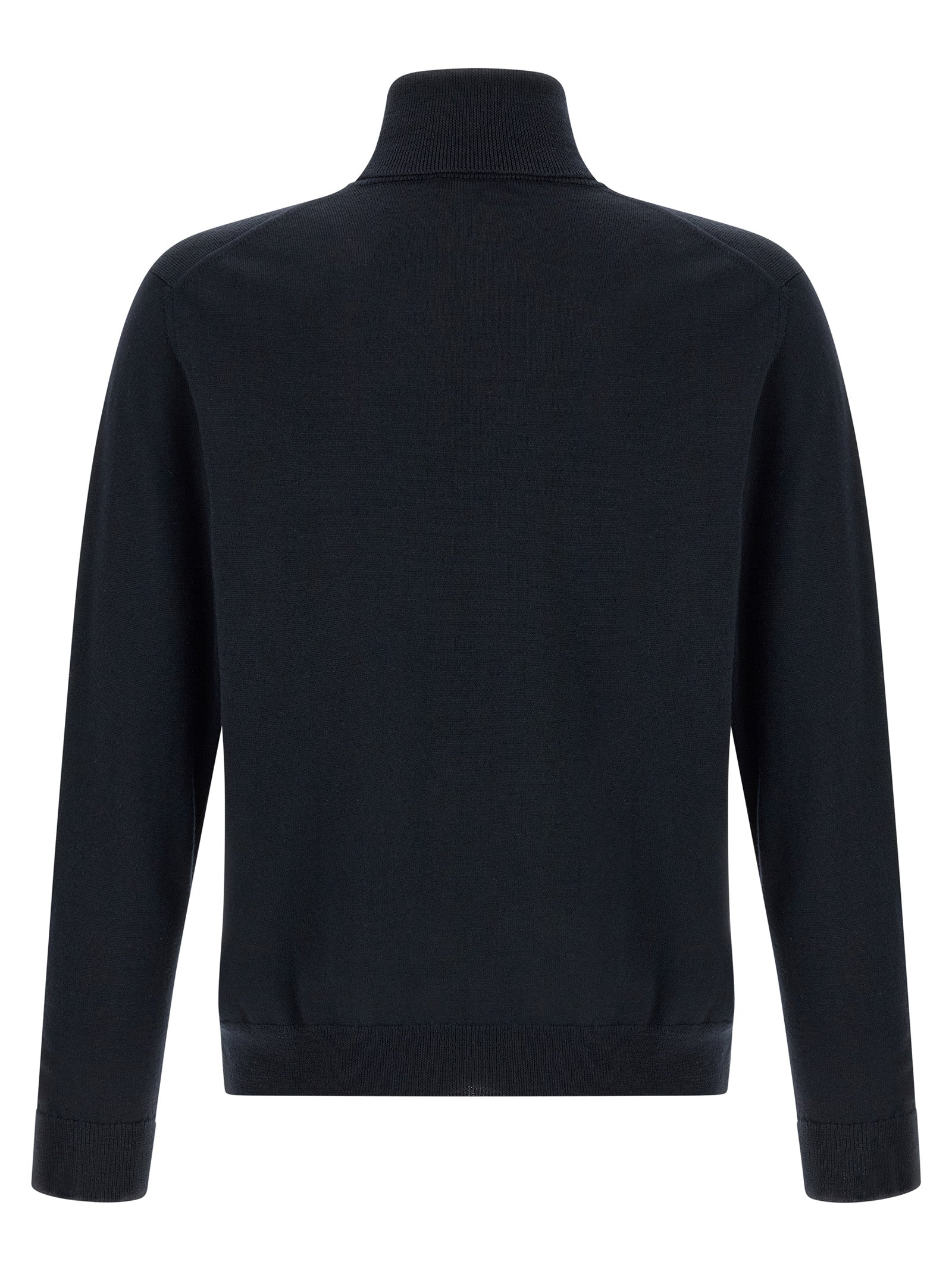 ZANONE Blue Virgin Wool Cardigan