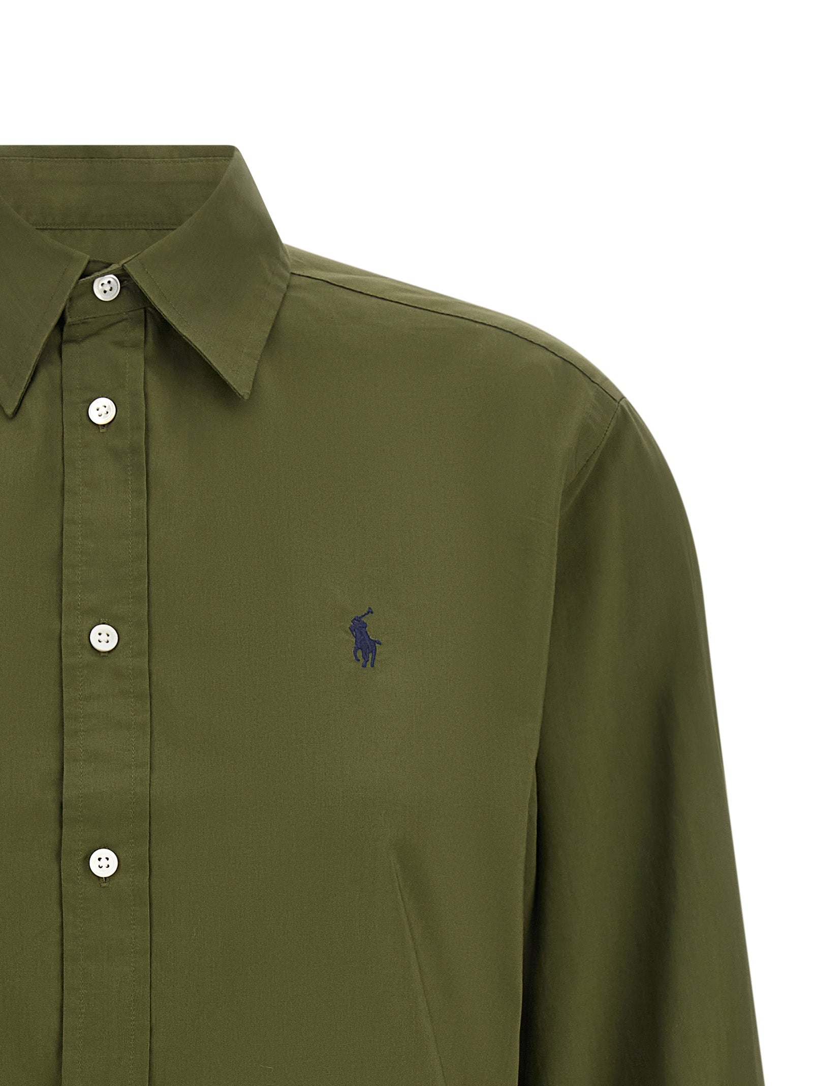 Polo Ralph Lauren Bicolor Cotton Blouse