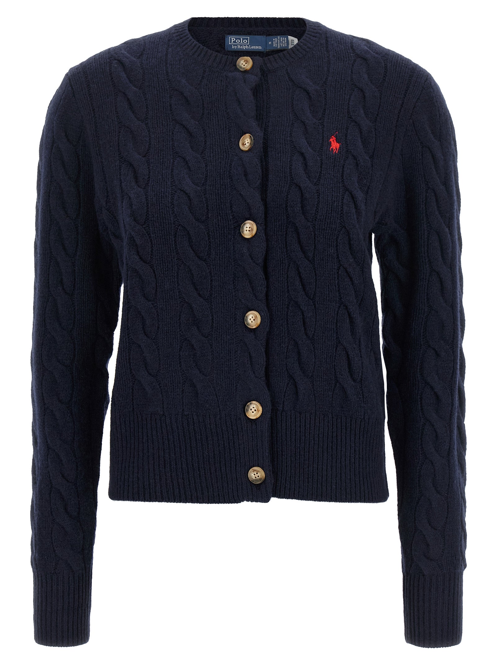 Polo Ralph Lauren Blue Wool Cardigan